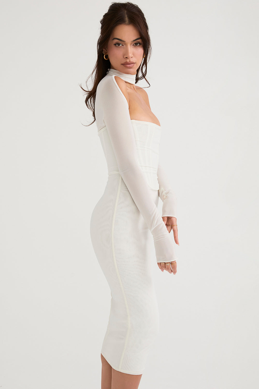Melivya™ MILAROSE WHITE MESH CORSET - White