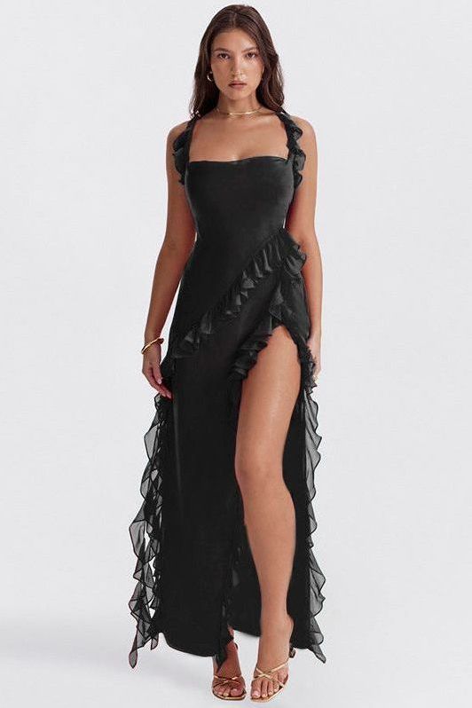 Melivya™ Adrianna - Maxi Ruffle Dress