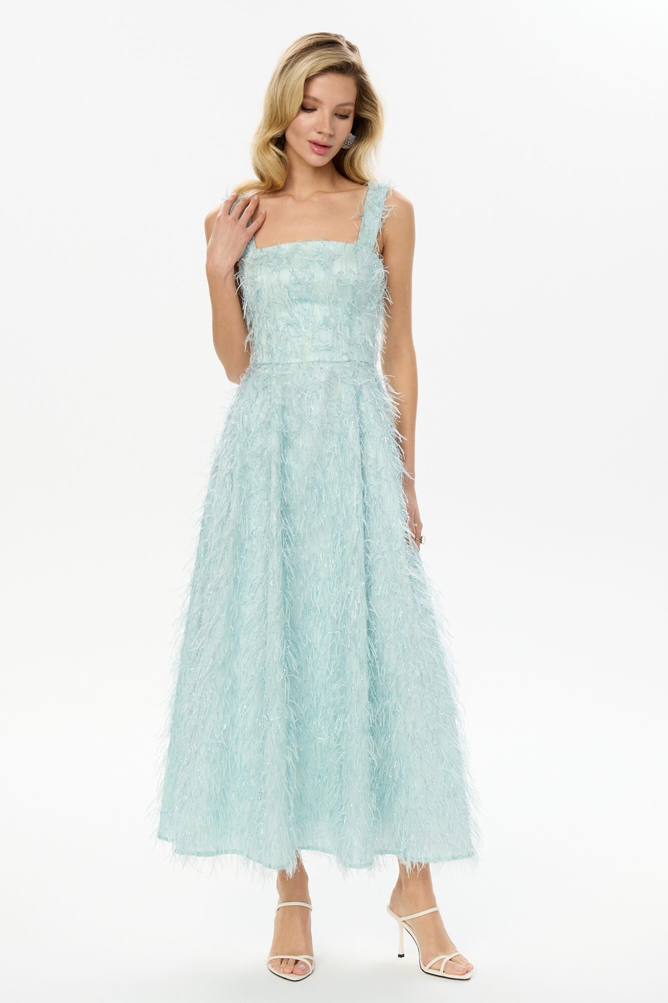 Melivya™ Pleated Corset Midi Dress