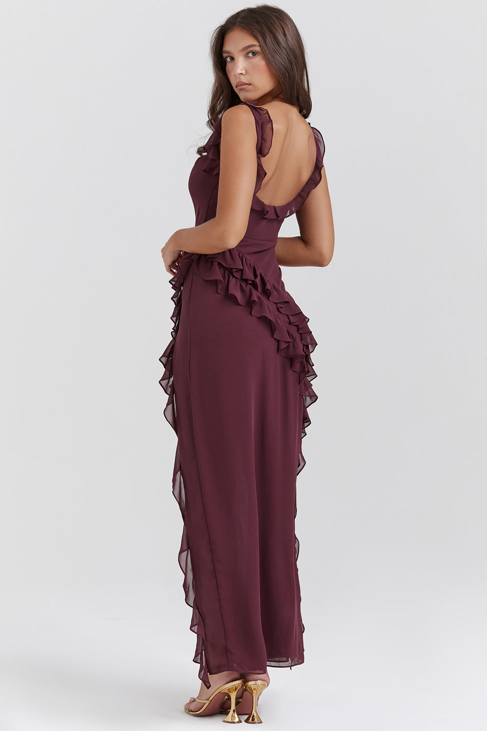 Melivya™ Adrianna - Maxi Ruffle Dress
