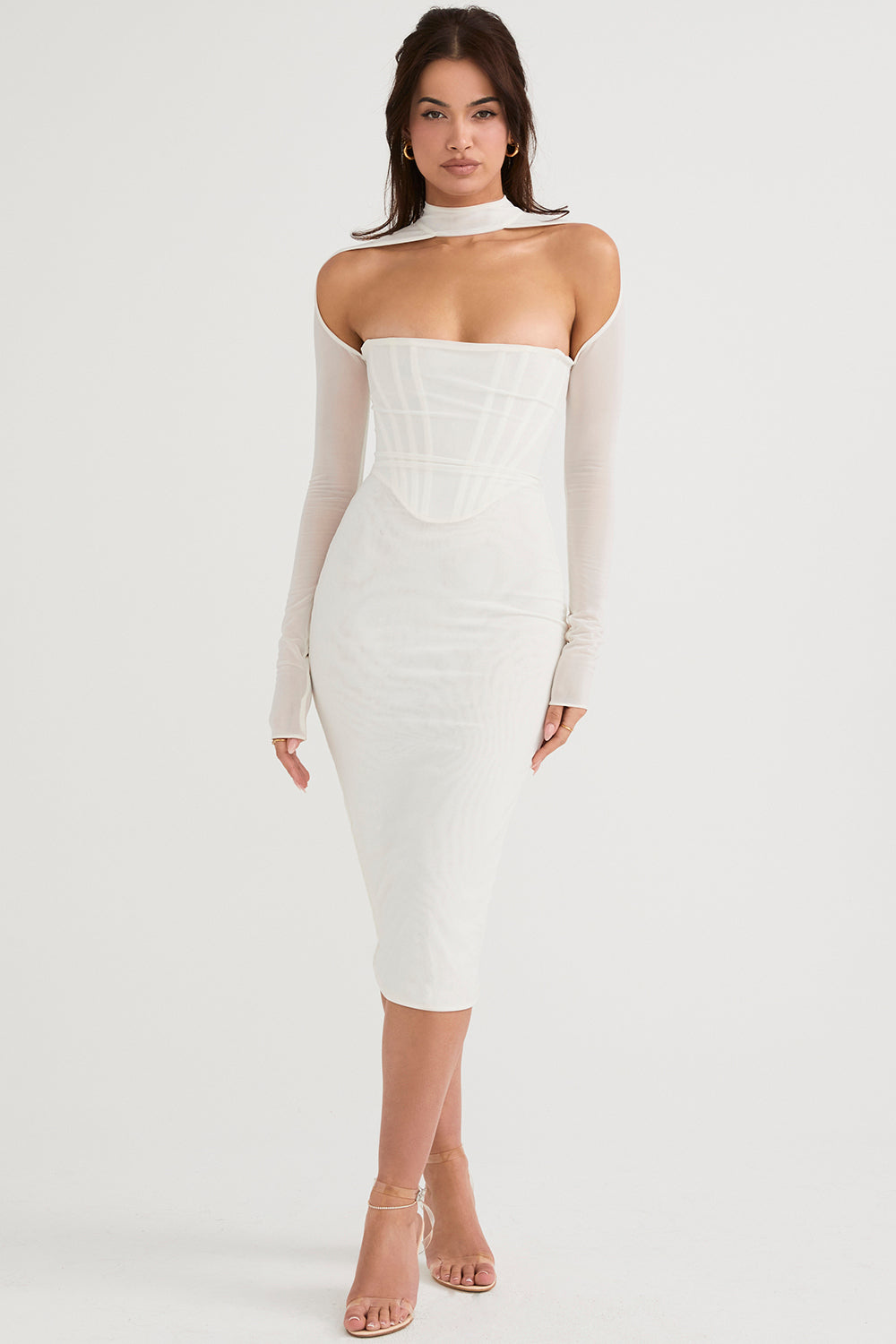 Melivya™ MILAROSE WHITE MESH CORSET - White