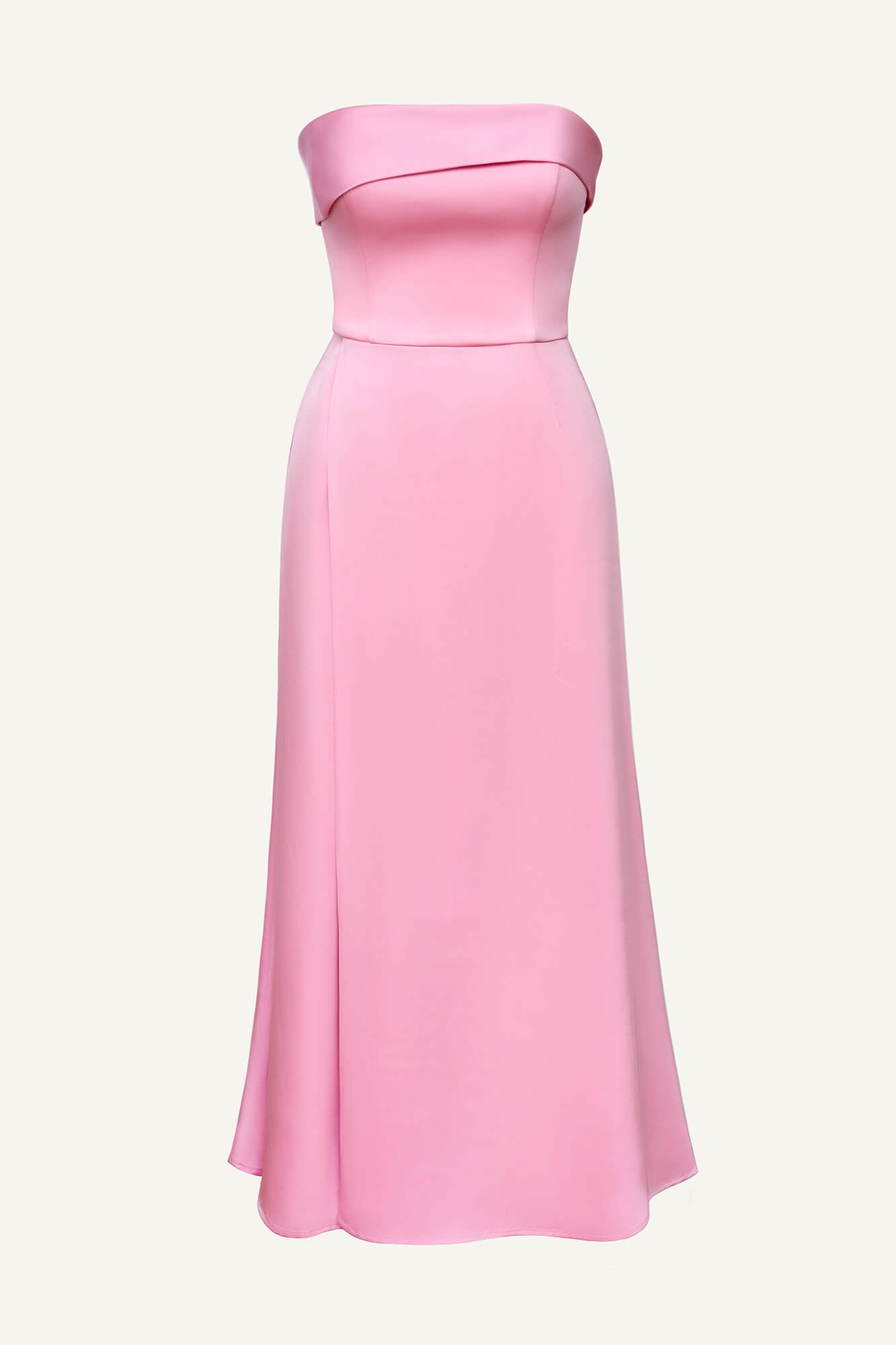 Melivya™ Wrap Midi Dress with Turn-up