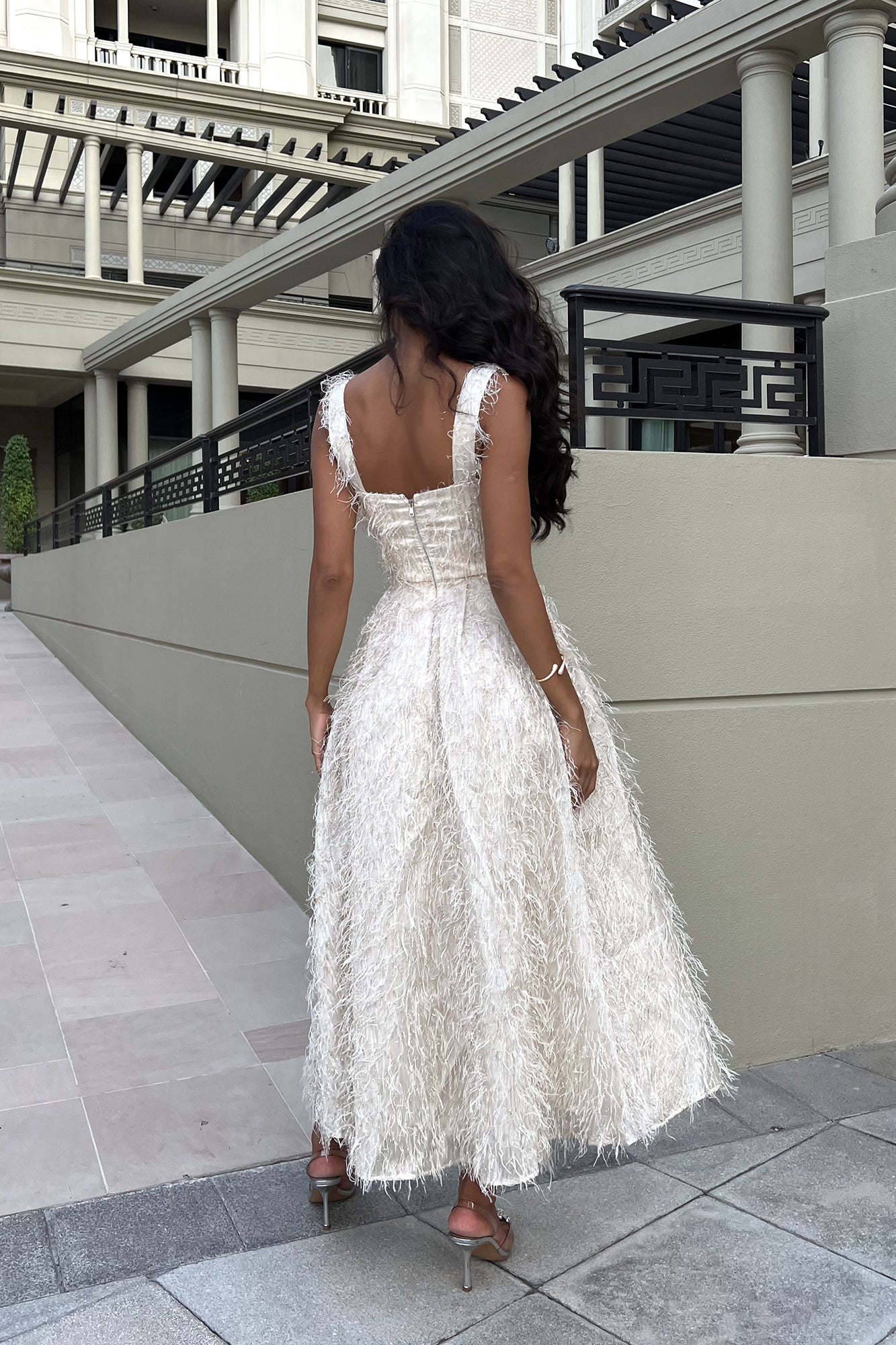 Melivya™ Pleated Corset Midi Dress