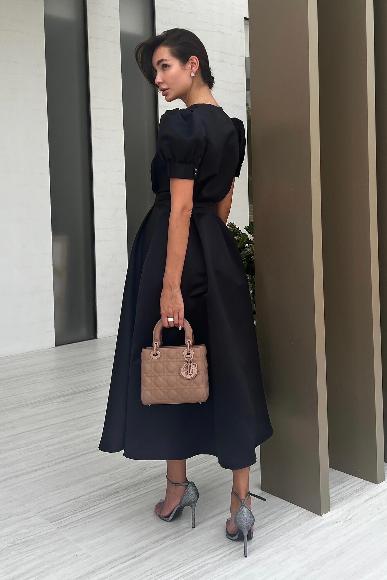 Melivya™ Button Front Midi Dress