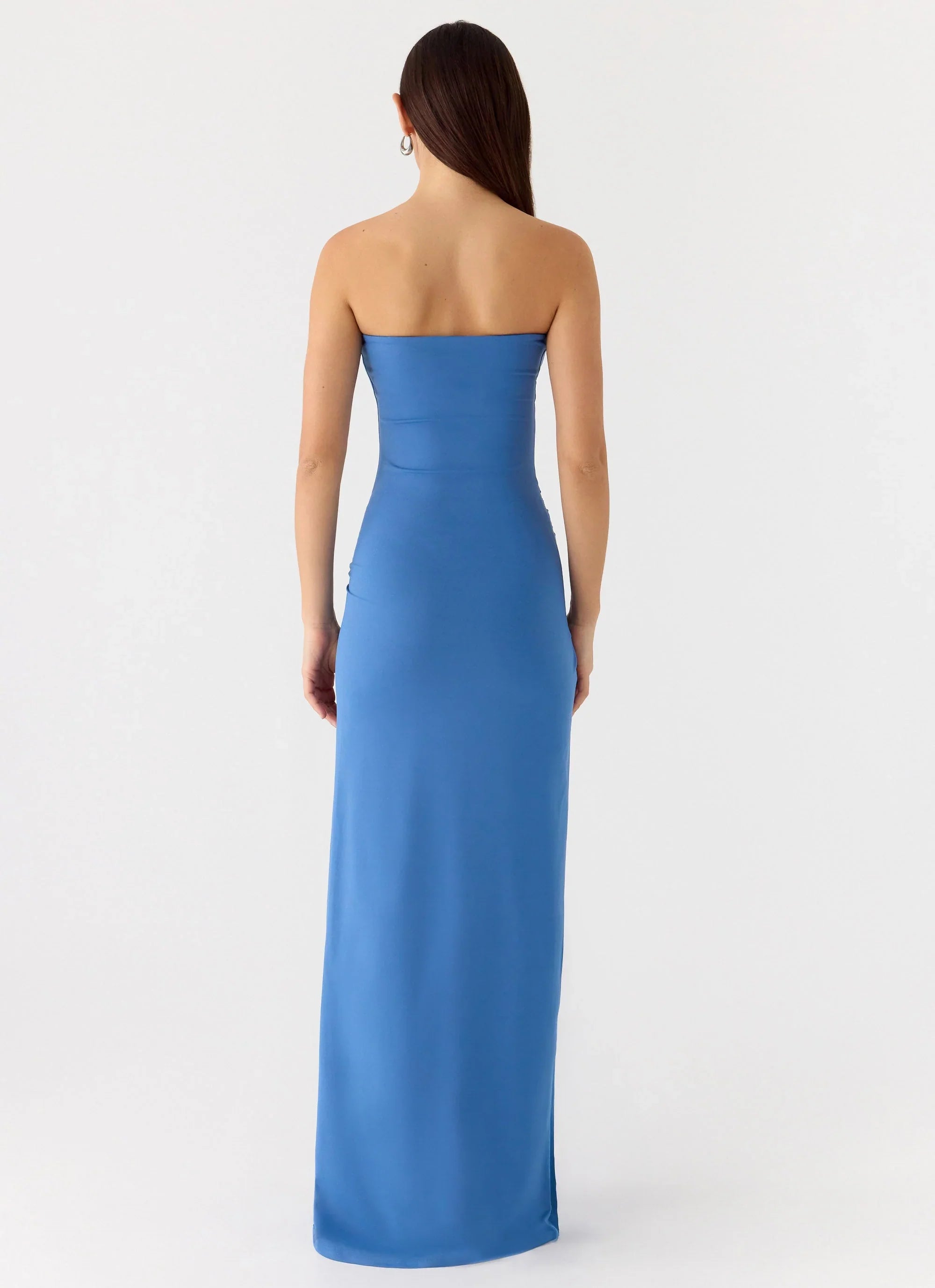 Melivya™ Azure Sculpt Strapless Gown