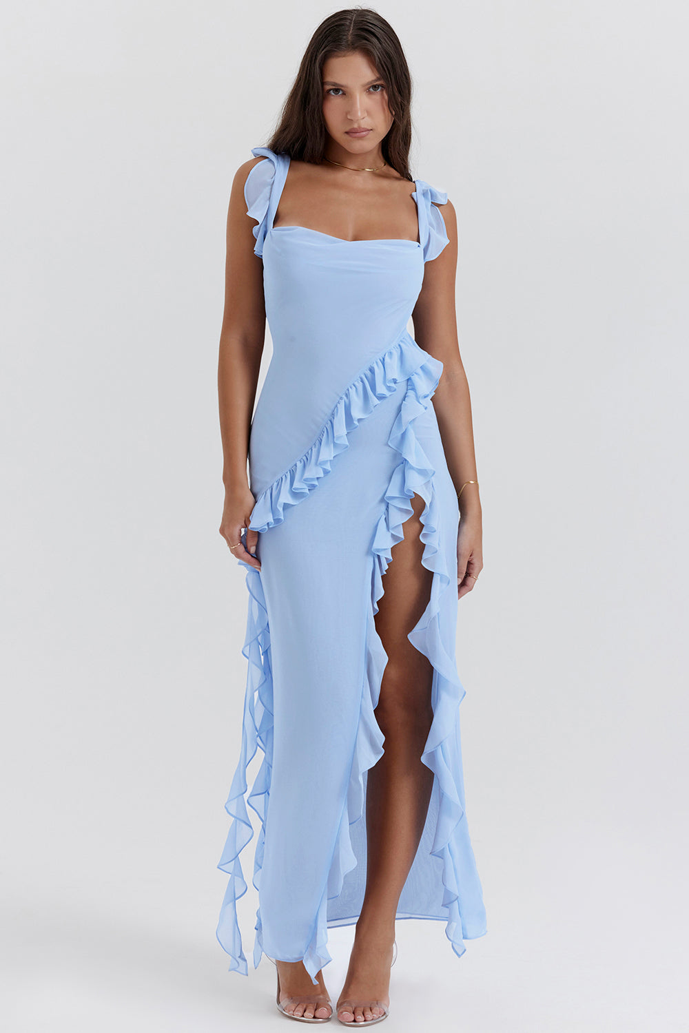 Melivya™ Adrianna - Maxi Ruffle Dress