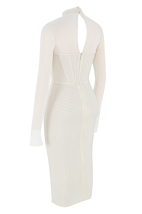Melivya™ MILAROSE WHITE MESH CORSET - White