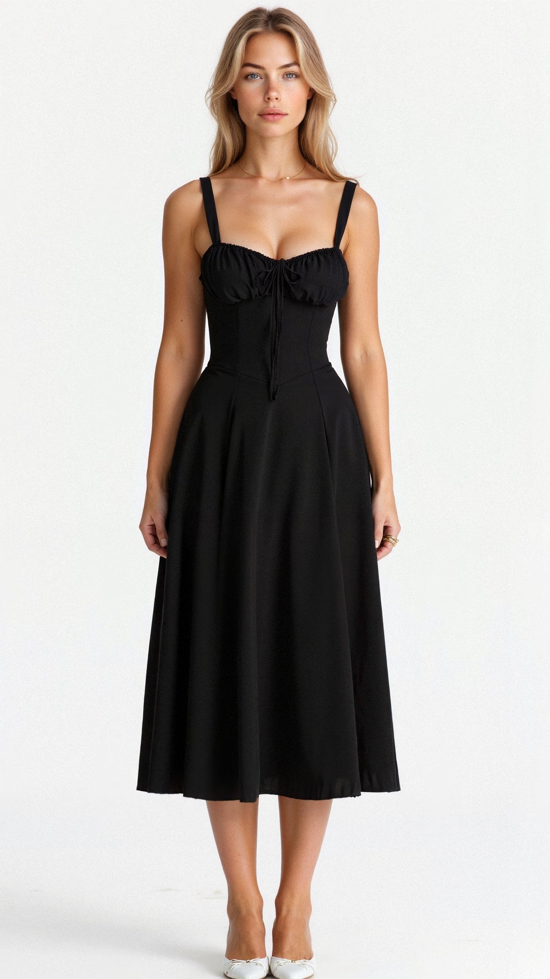 Melivya™ Kiana Corset Midi Dress