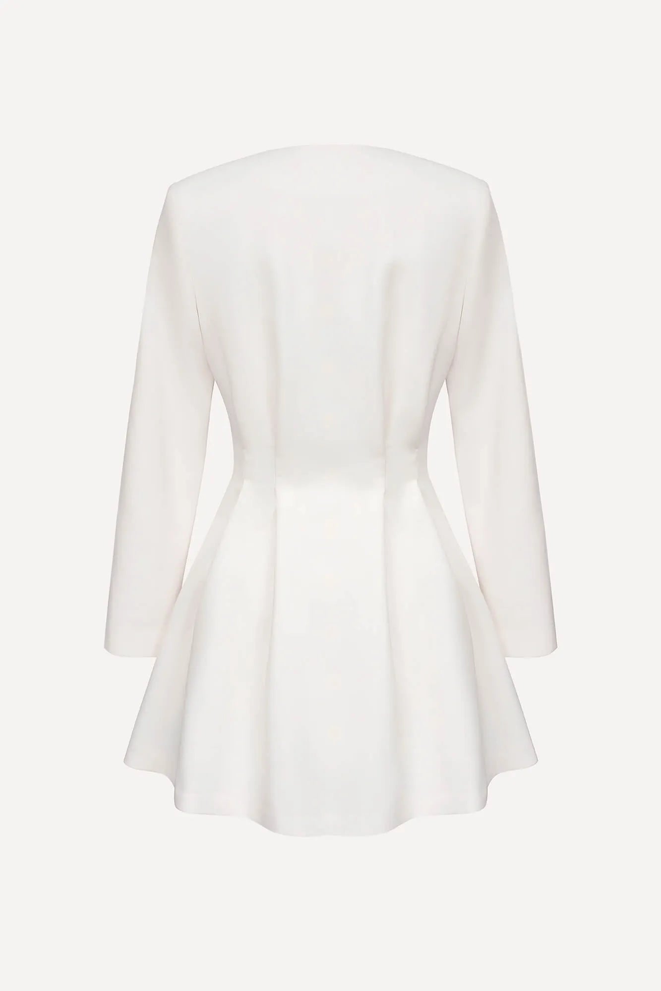 Melivya™ Long Sleeve Button Front Mini Dress