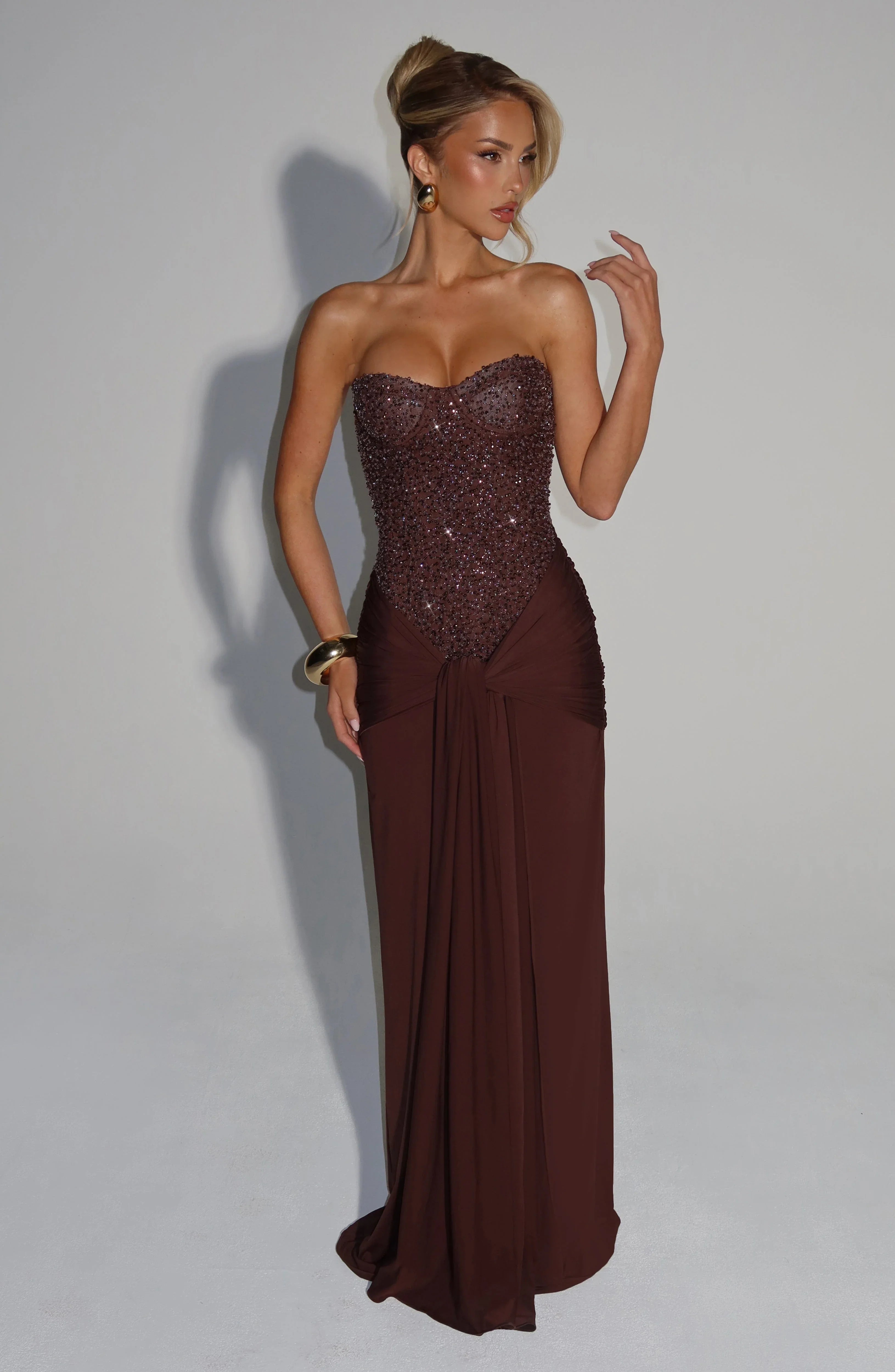 Melivya™ Bronze Allure Gown