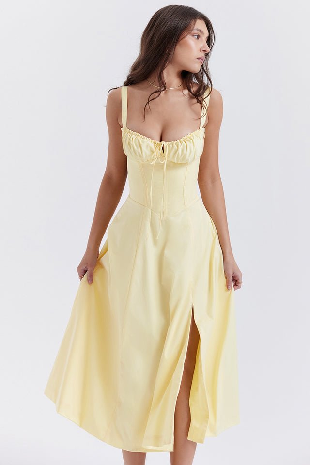 Melivya™ CARMEN BUTTERCUP BUSTIER Dress