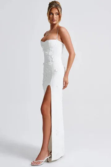 Melivya™ Mina - Appliqué Maxi Dress