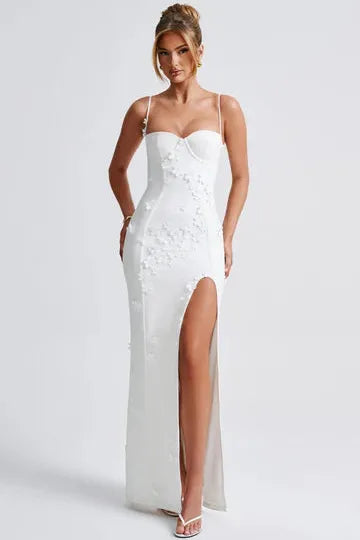 Melivya™ Mina - Appliqué Maxi Dress