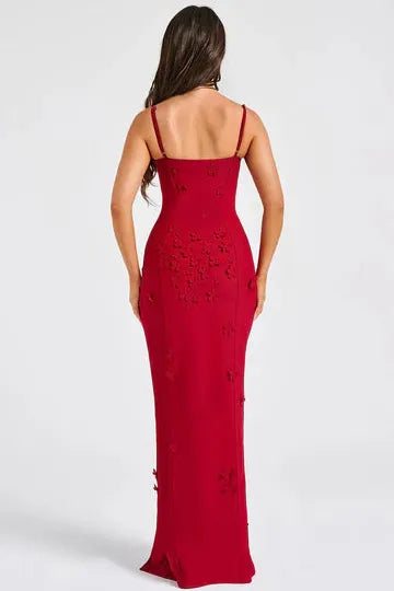 Melivya™ Mina - Appliqué Maxi Dress