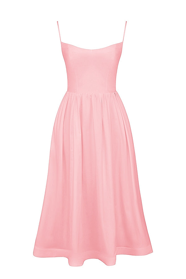 Melivya™ LOLITA ROSE PINK COTTON CORSET
