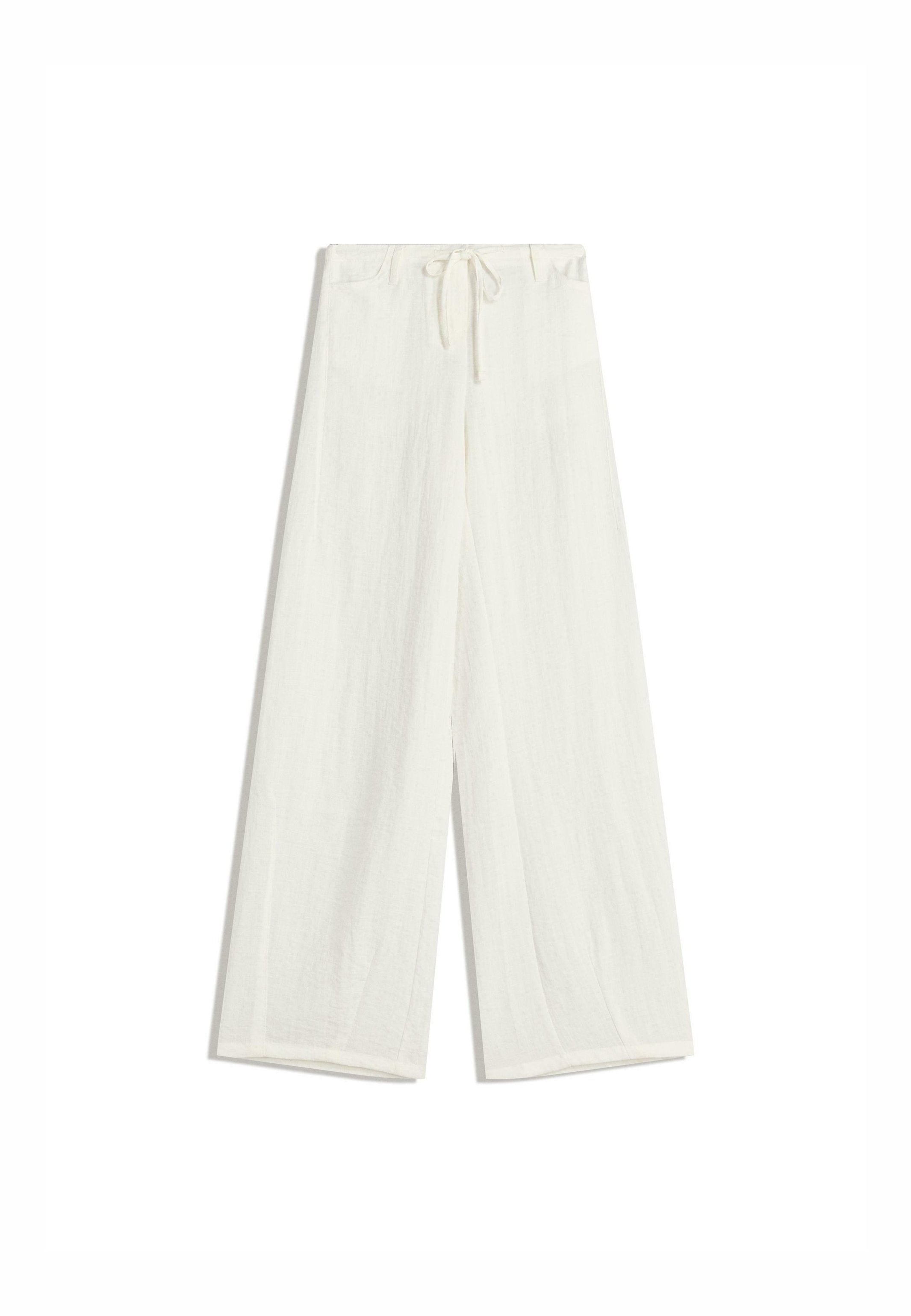 Melivya™ Linen Trousers – White