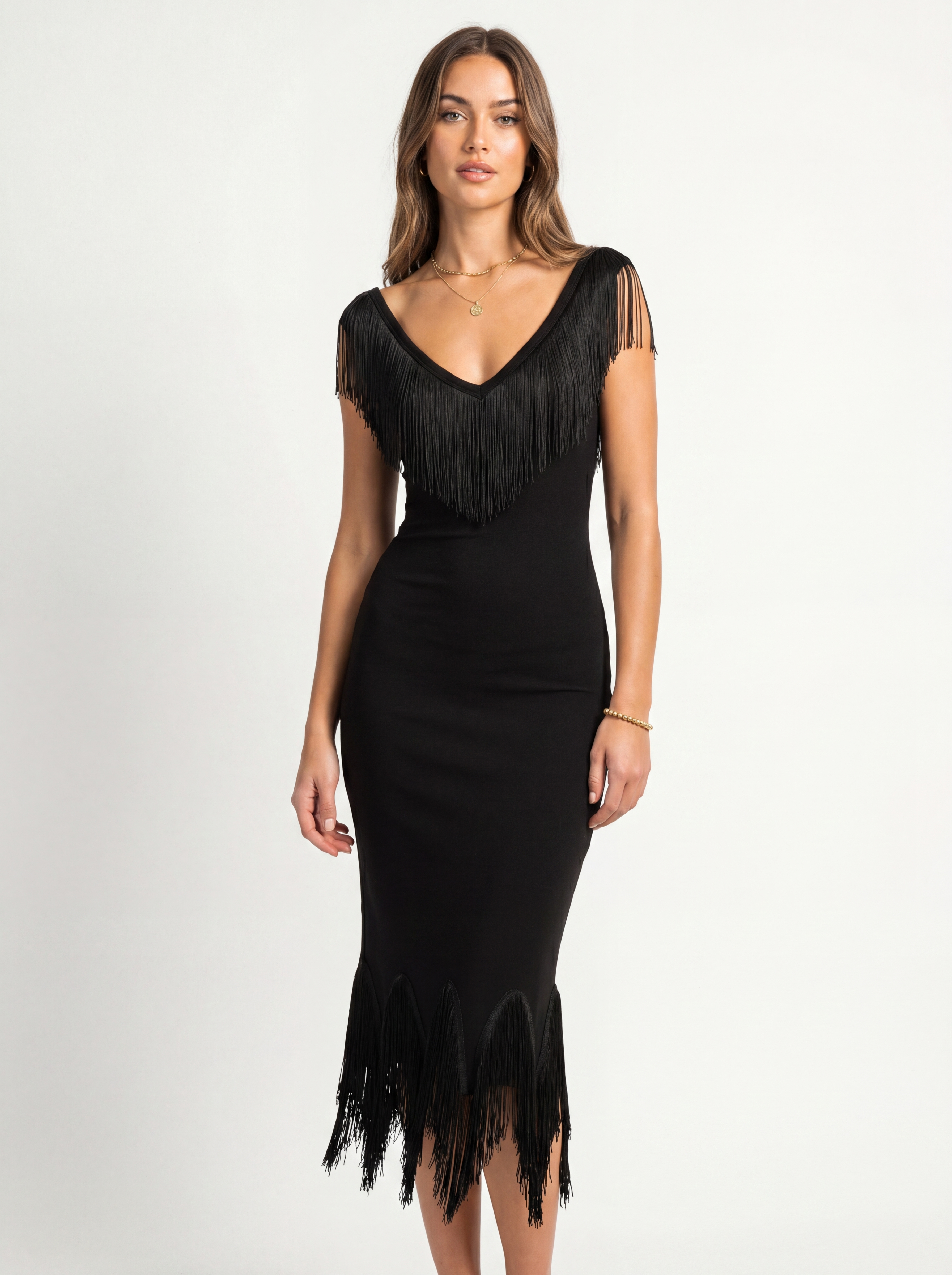 Melivya™ Fringe Elegance Dress