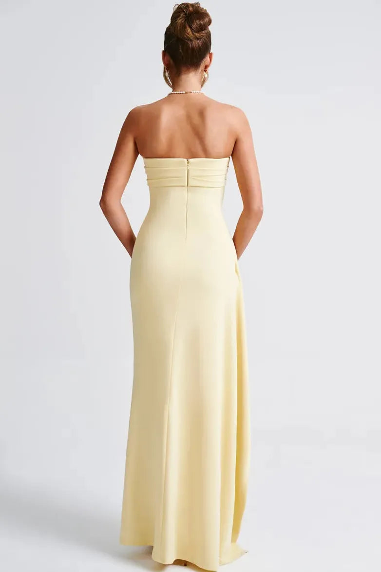 Melivya™ Melissa - Maxi Dress - Lemon