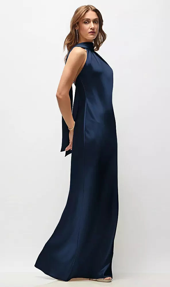 Melivya™ Strapless Scarf Maxi Dress
