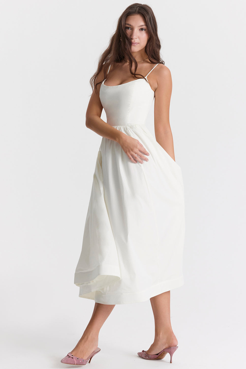 Melivya™ Samara - Corset Midi Dress