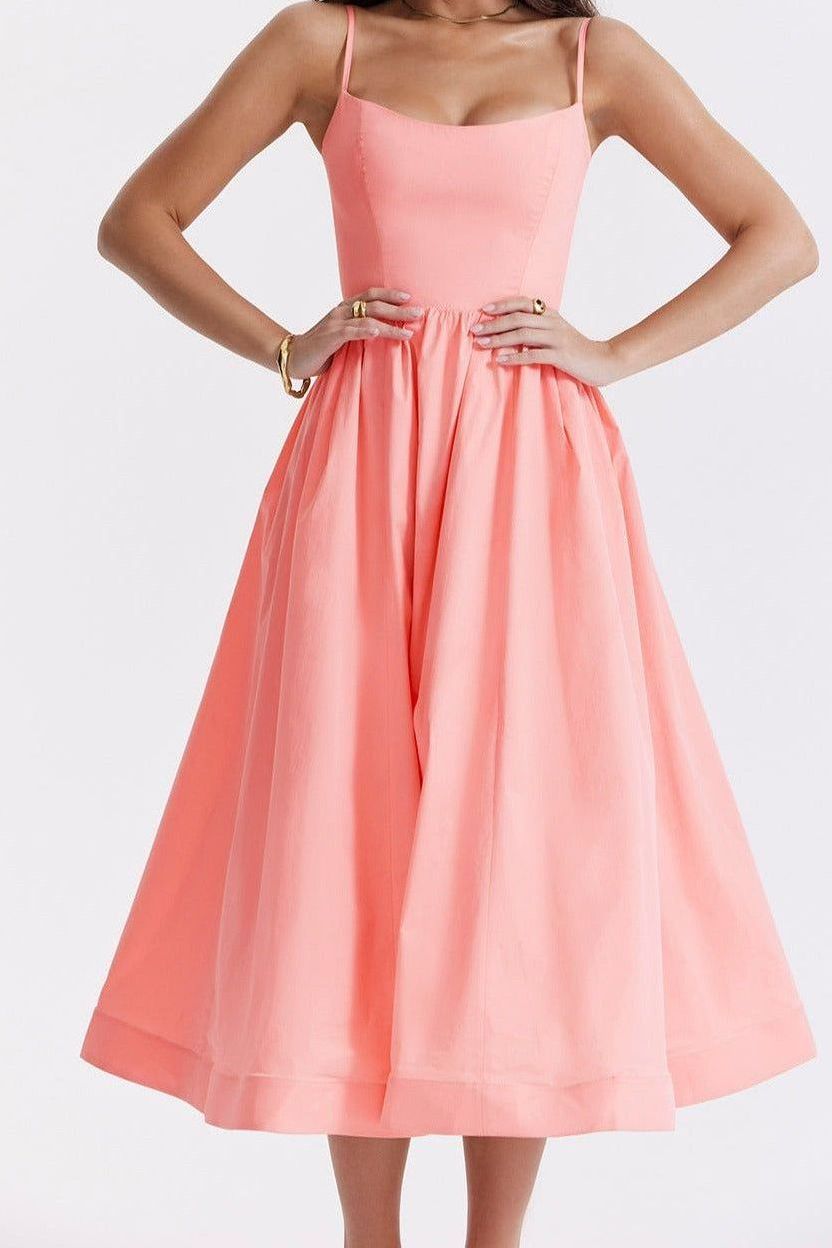 Melivya™ Samara - Corset Midi Dress