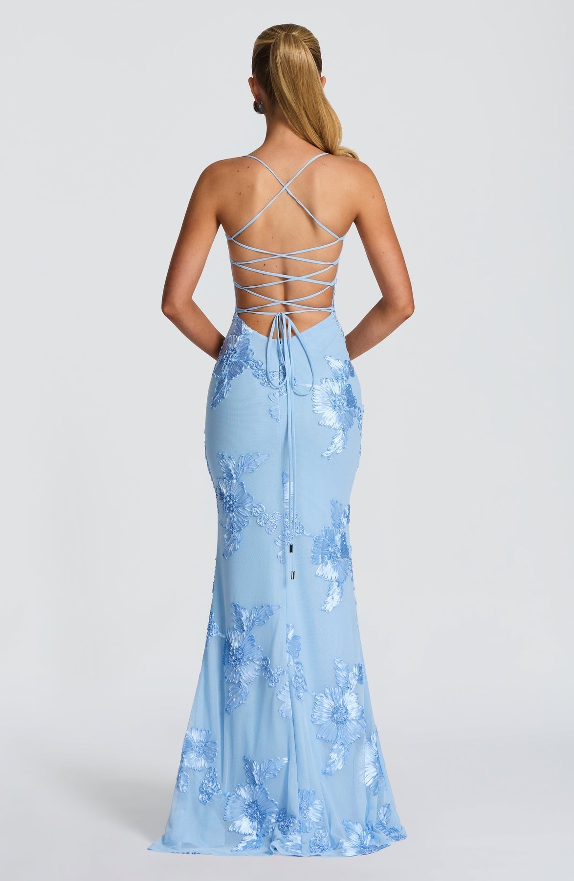 Melivya™ Blue Seraphina Mermaid Gown