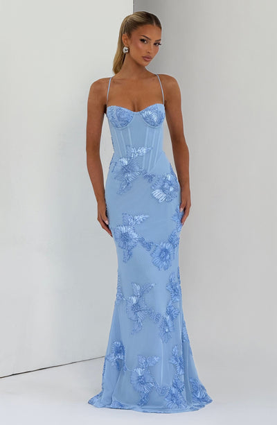 Melivya™ Blue Seraphina Mermaid Gown