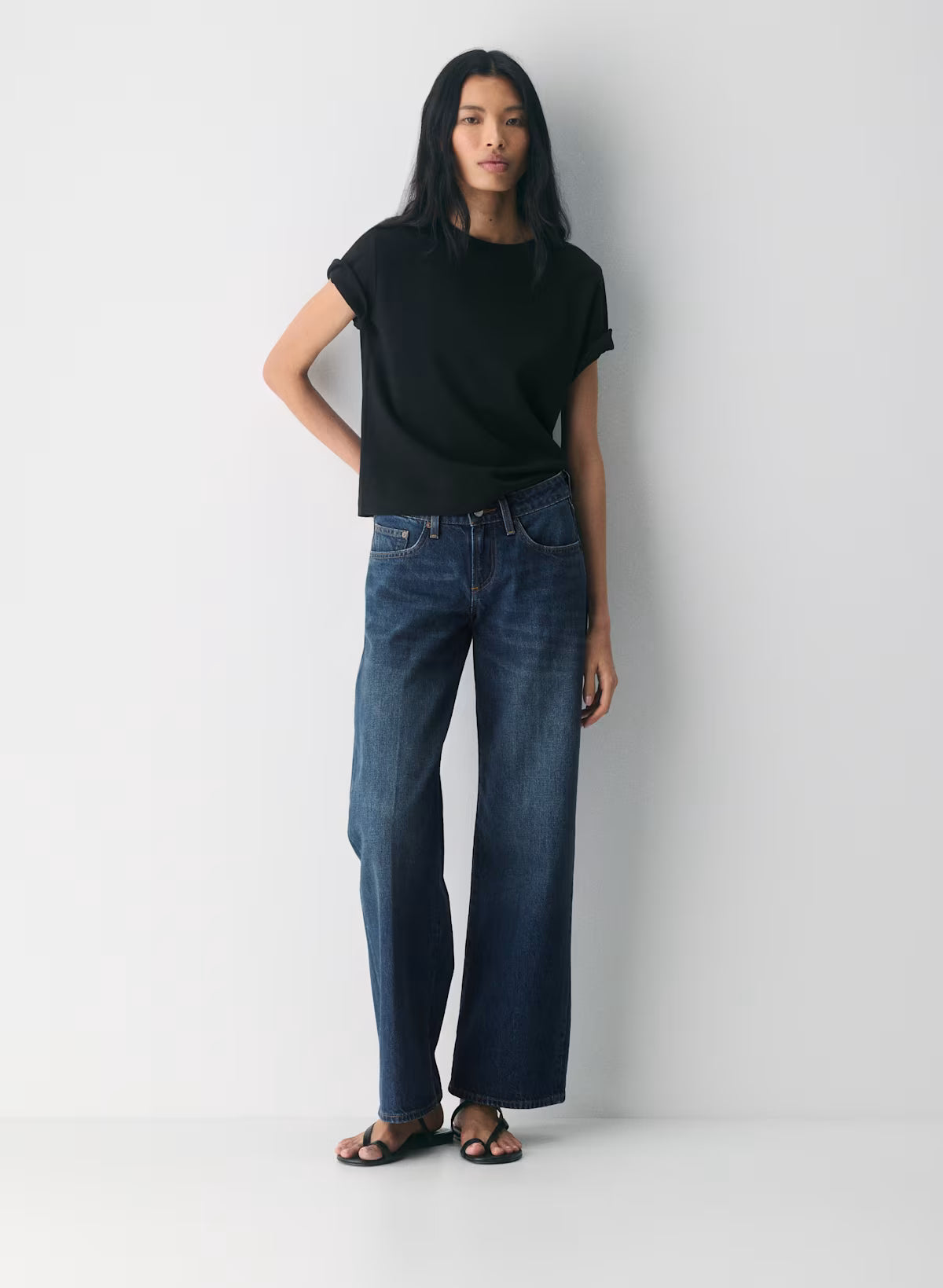 Melivya™ Midnight Drift Baggy Denim Jeans