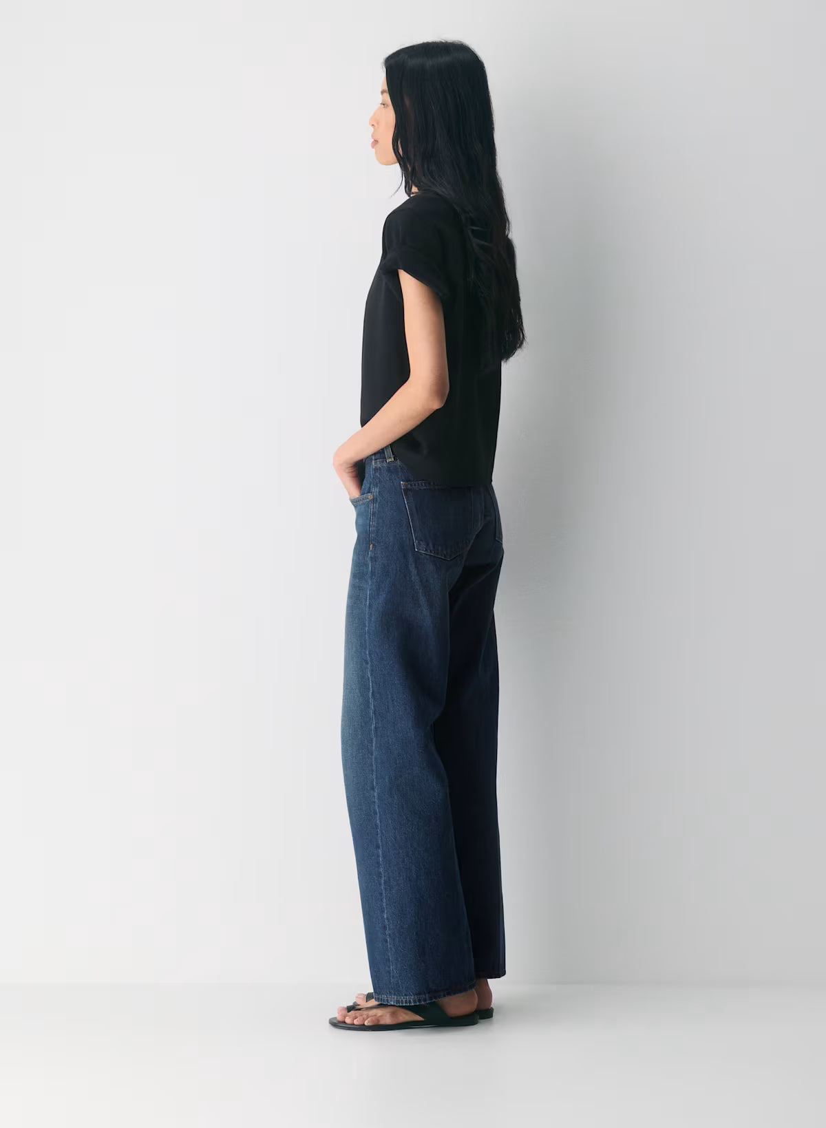 Melivya™ Midnight Drift Baggy Denim Jeans