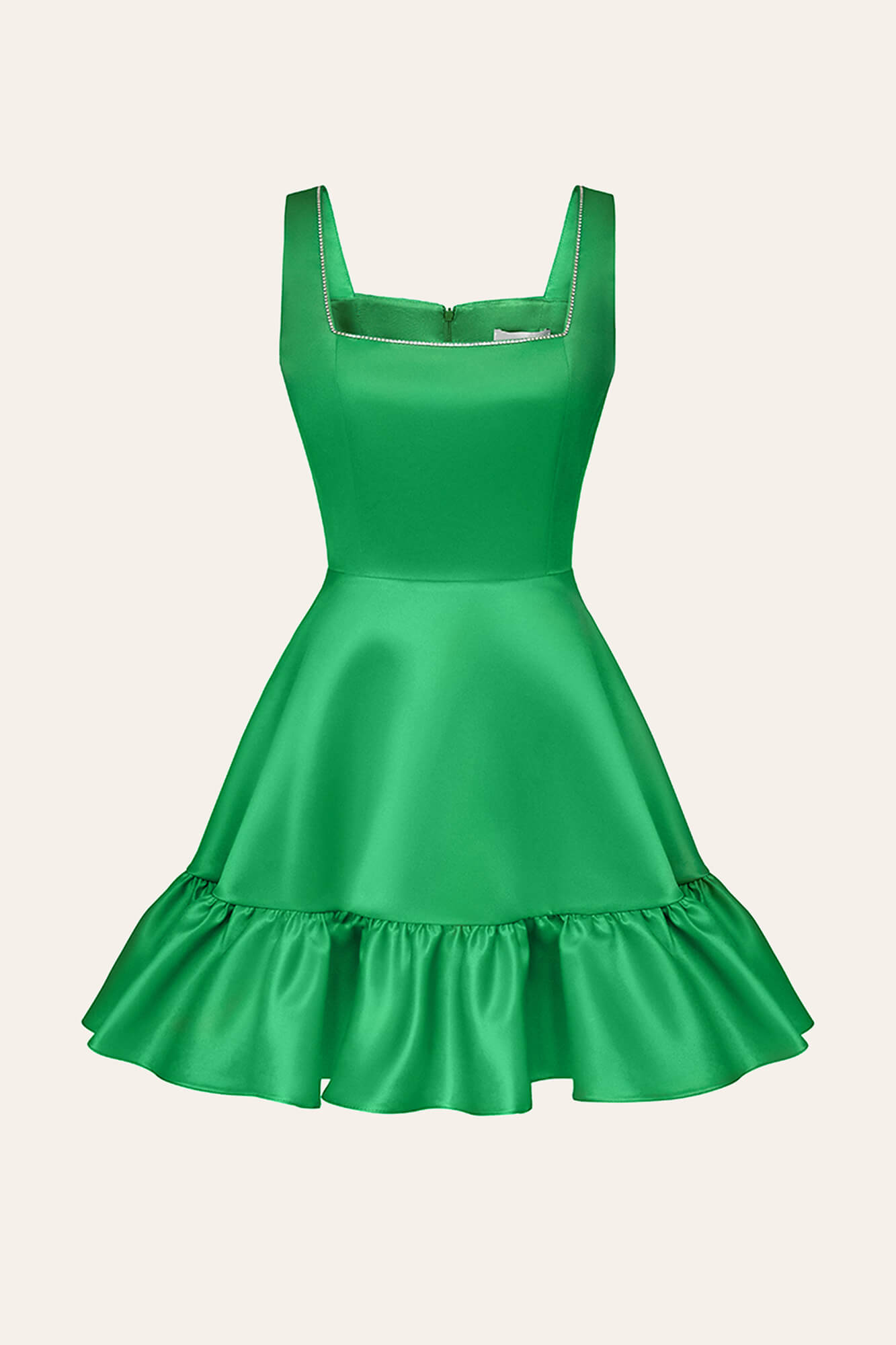 Melivya™ Bottom Flounced Strap Mini Dress