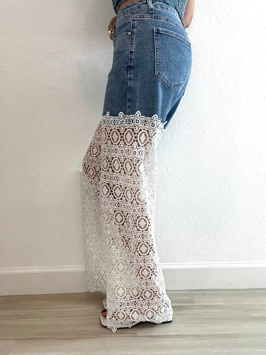 Melivya™ Boho Jeans – Western Vintage Denim
