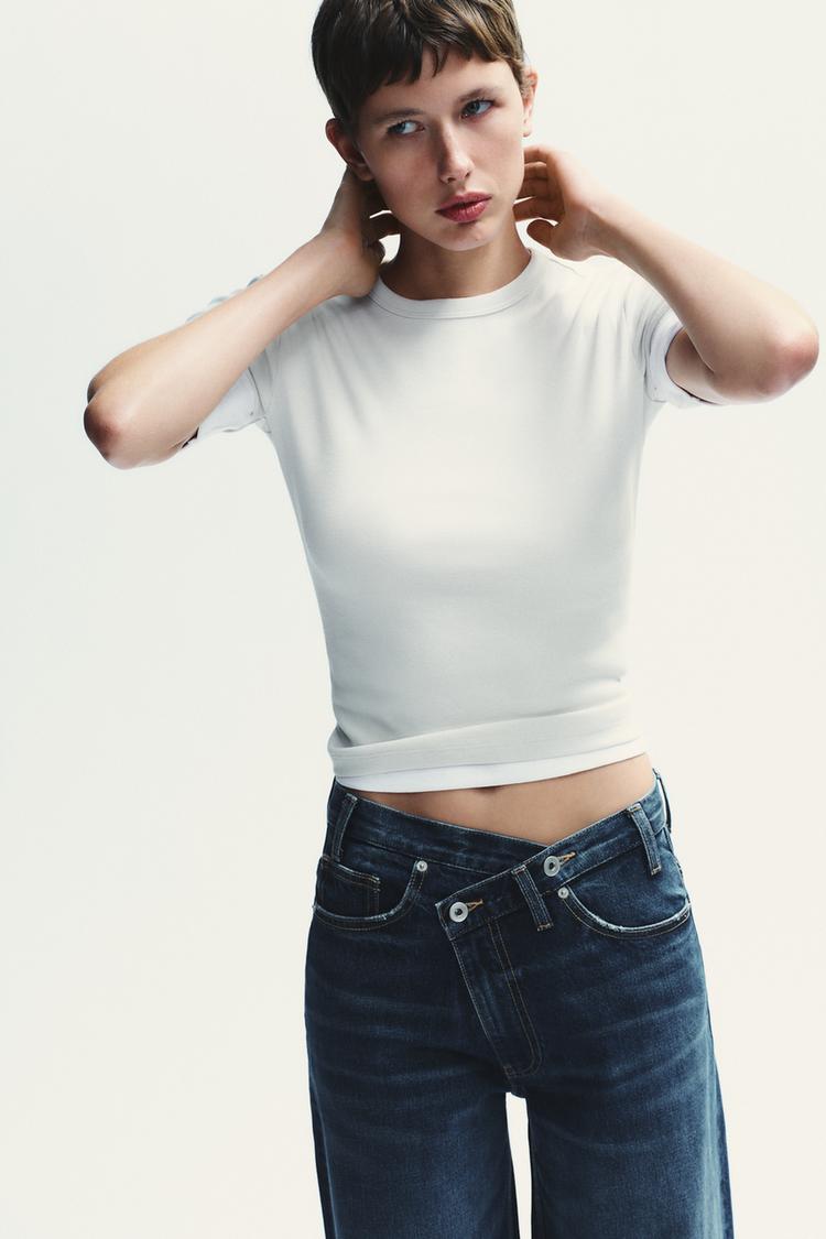 Melivya™ Vintage Wash Wide-Leg Denim Pants
