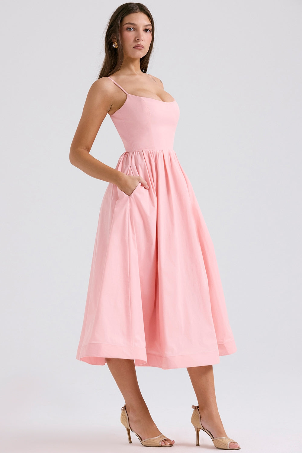 Melivya™ LOLITA ROSE PINK COTTON CORSET