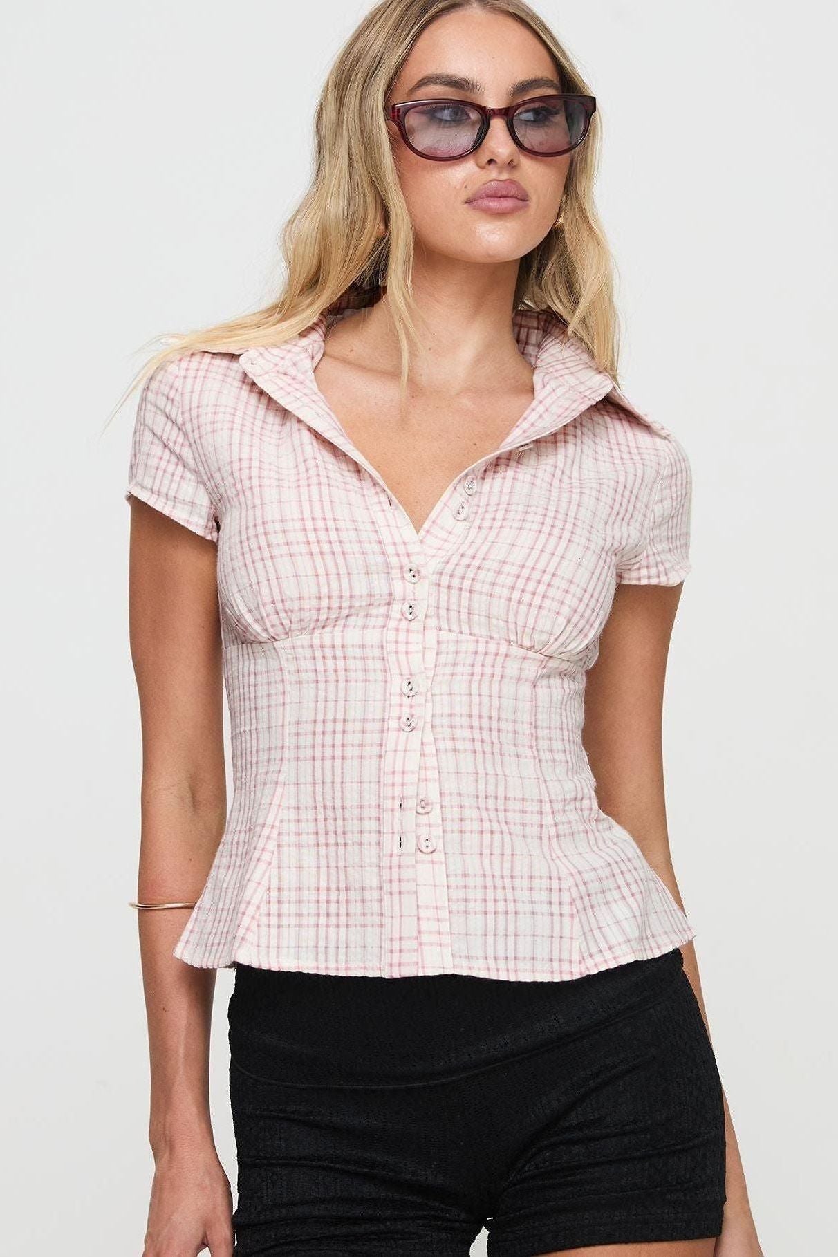 Melivya™ - Pink Lady Blouse