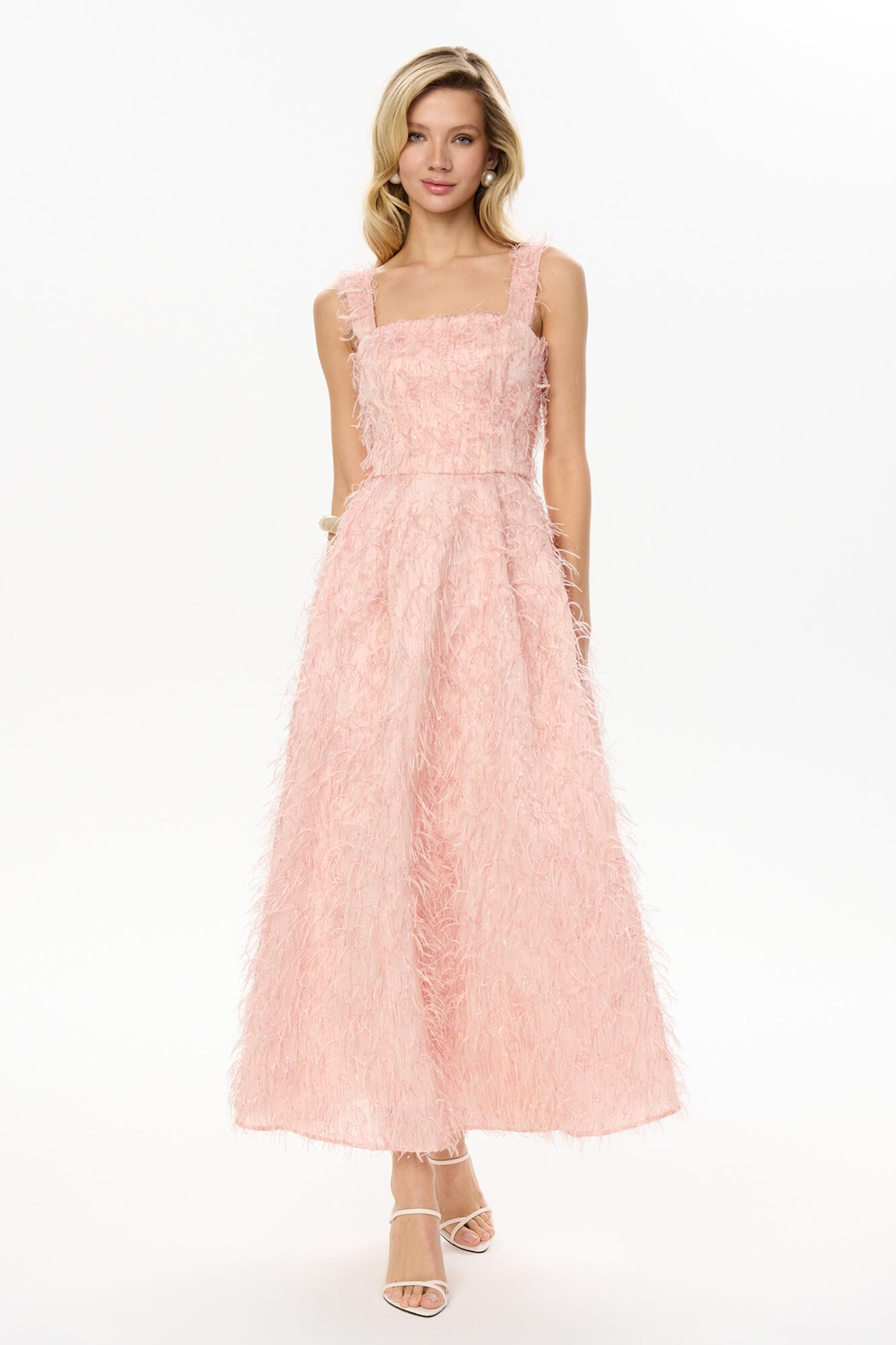 Melivya™ Pleated Corset Midi Dress