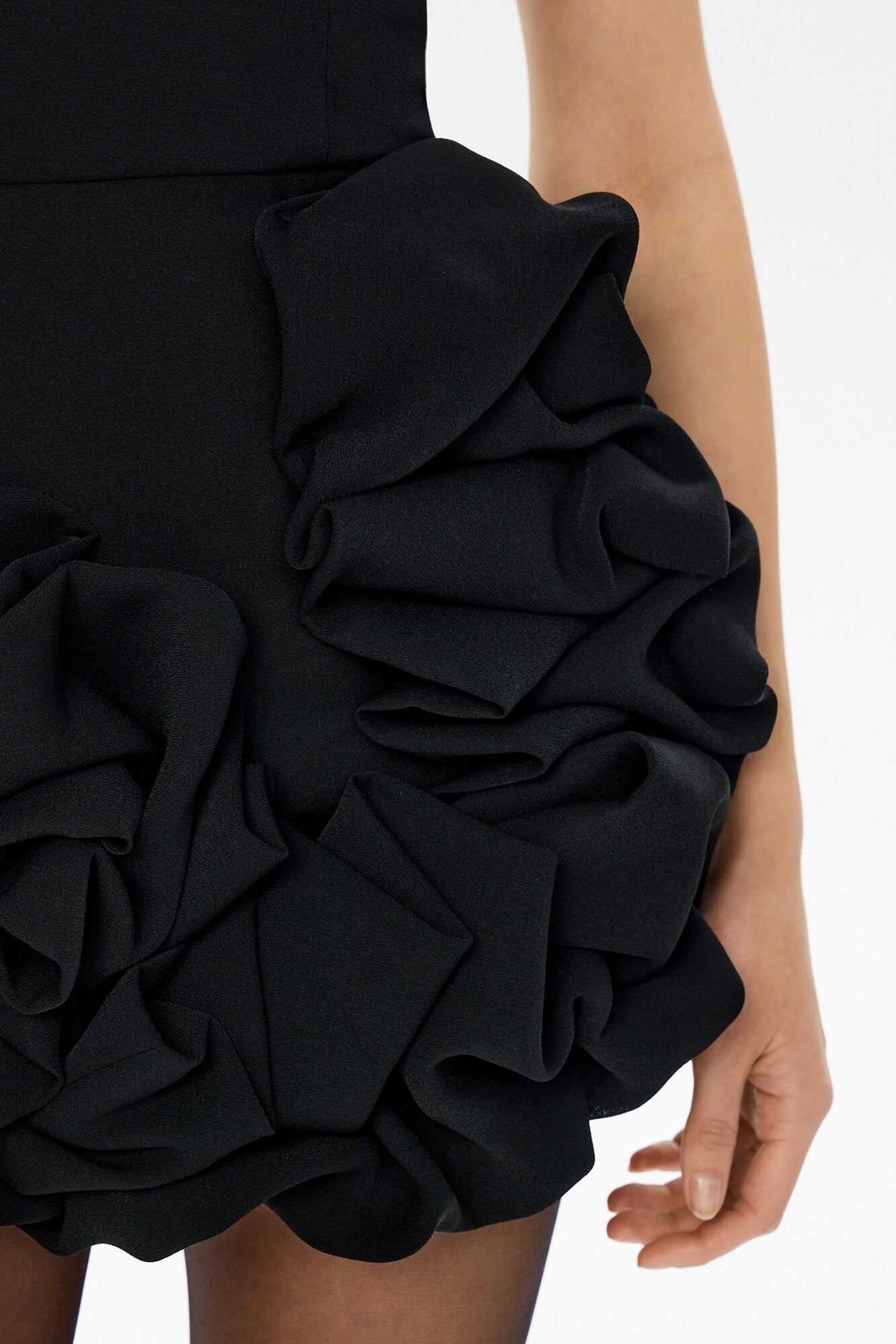 Melivya™ Flounced Bottom One Shoulder Bustier Dress