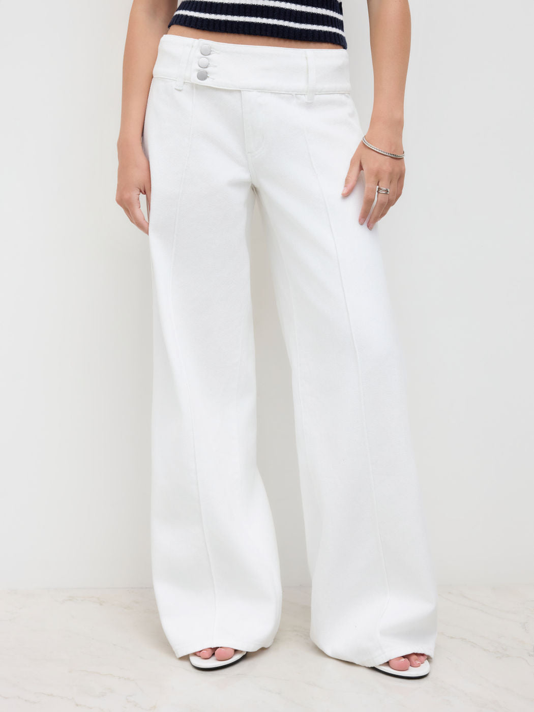 Melivya™ Pure Ease High-Waist Wide Jeans