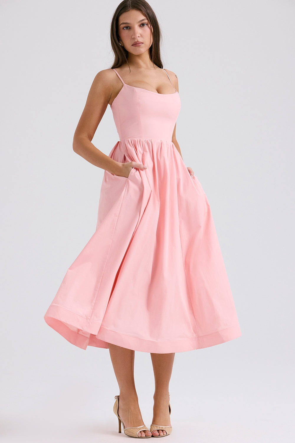 Melivya™ LOLITA ROSE PINK COTTON CORSET