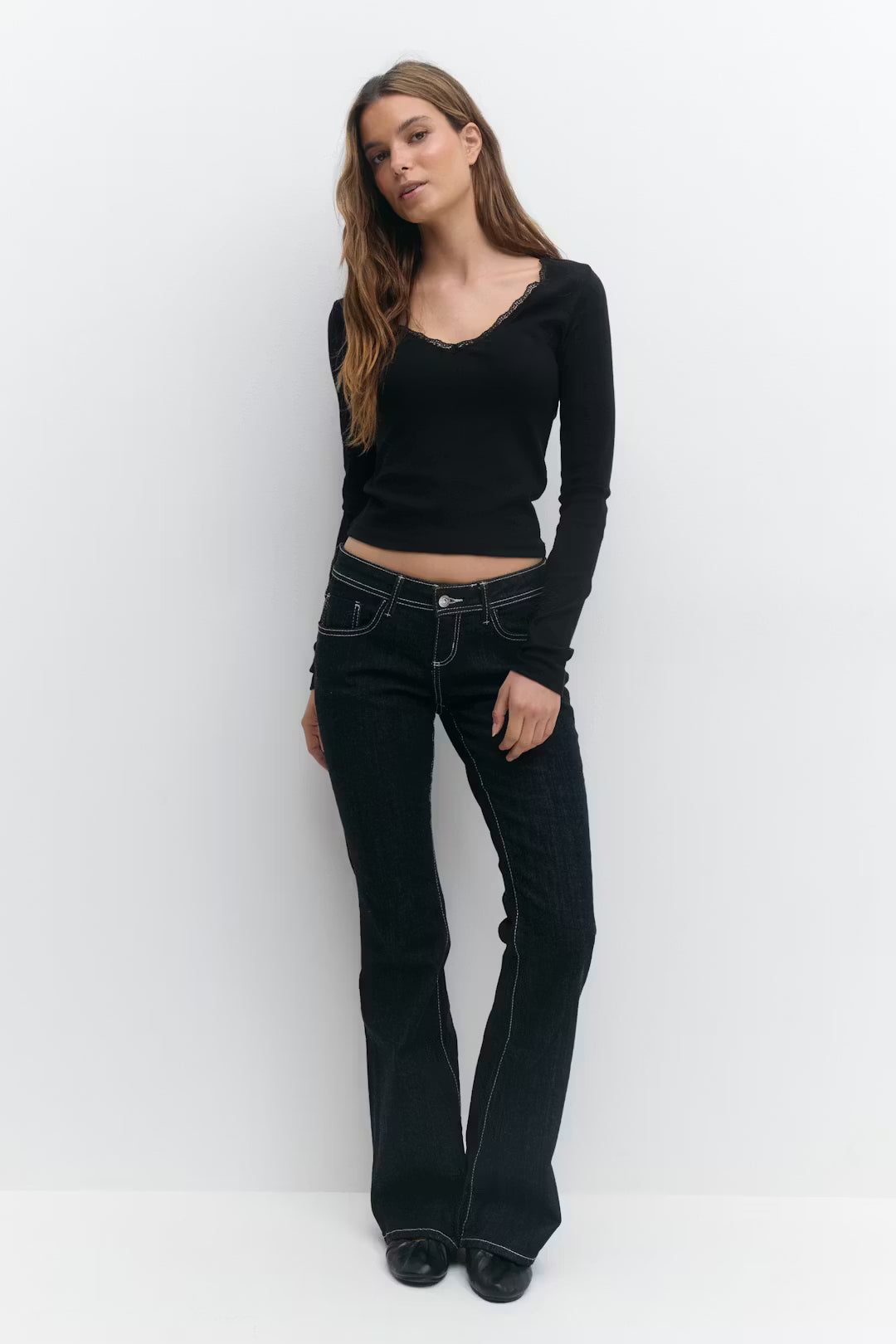 Melivya™ Midnight Curve Bootcut Jeans