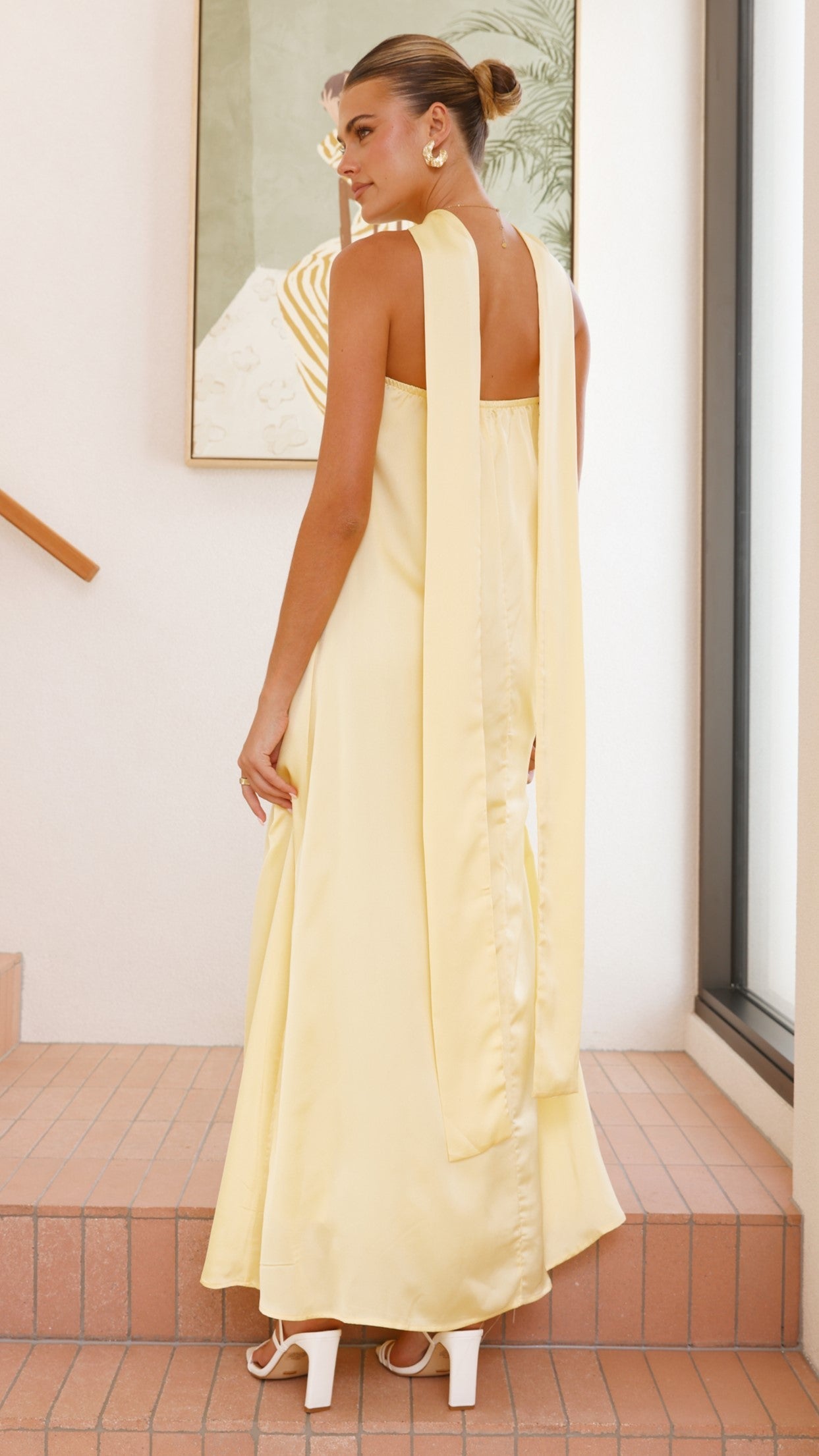 Melivya™ Strapless Scarf Maxi Dress