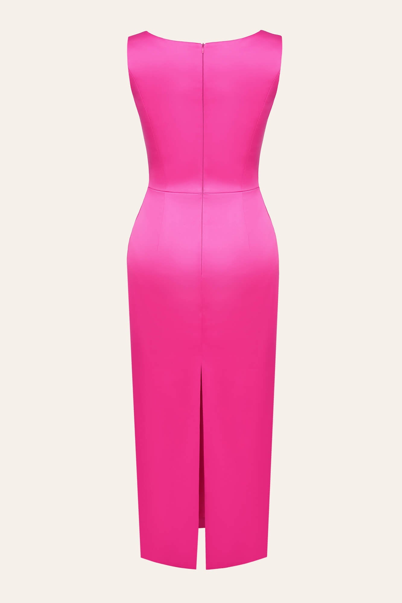 Melivya™ Square Neck Midi Dress