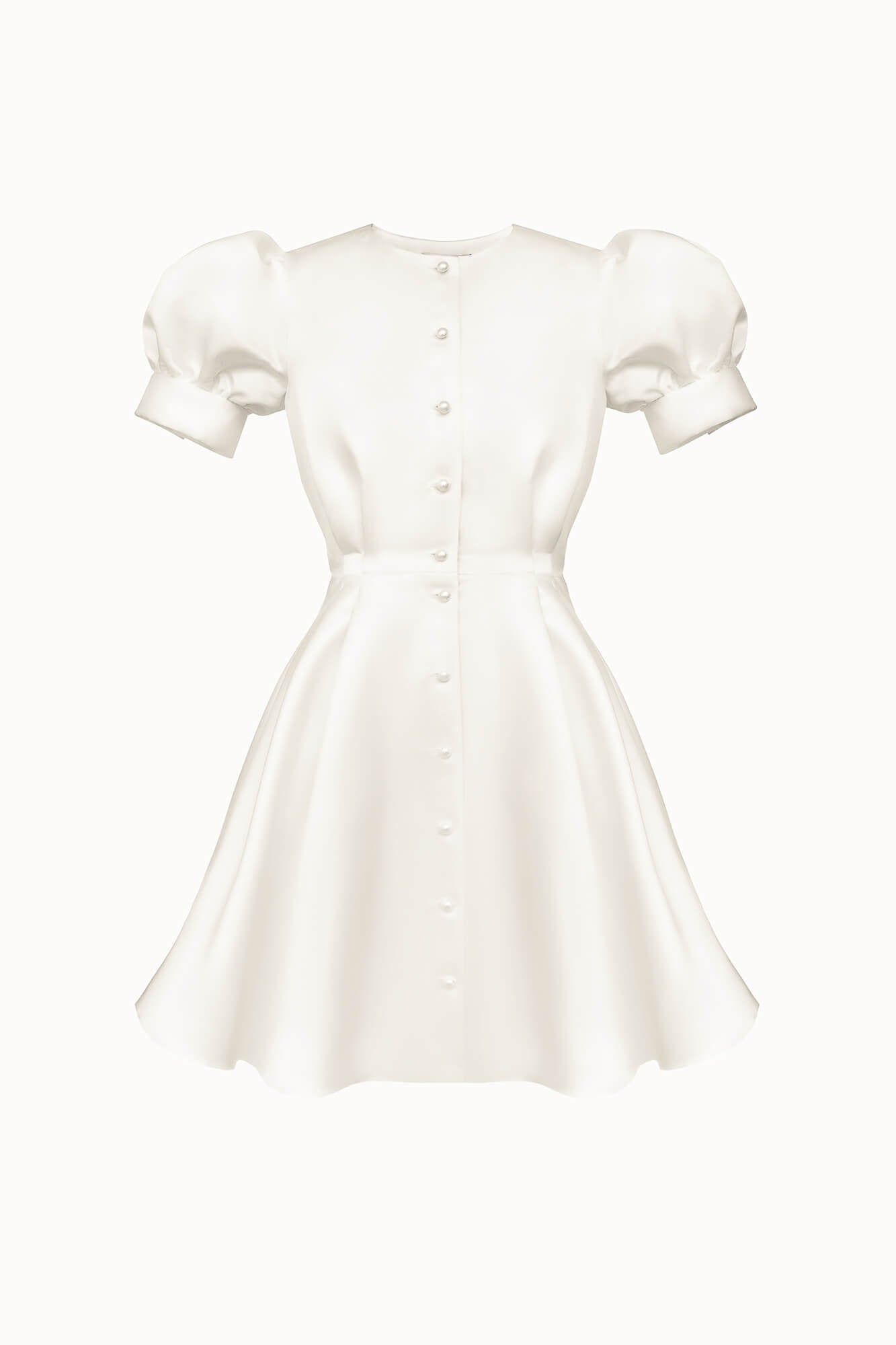 Melivya™ Button Front Mini Dress