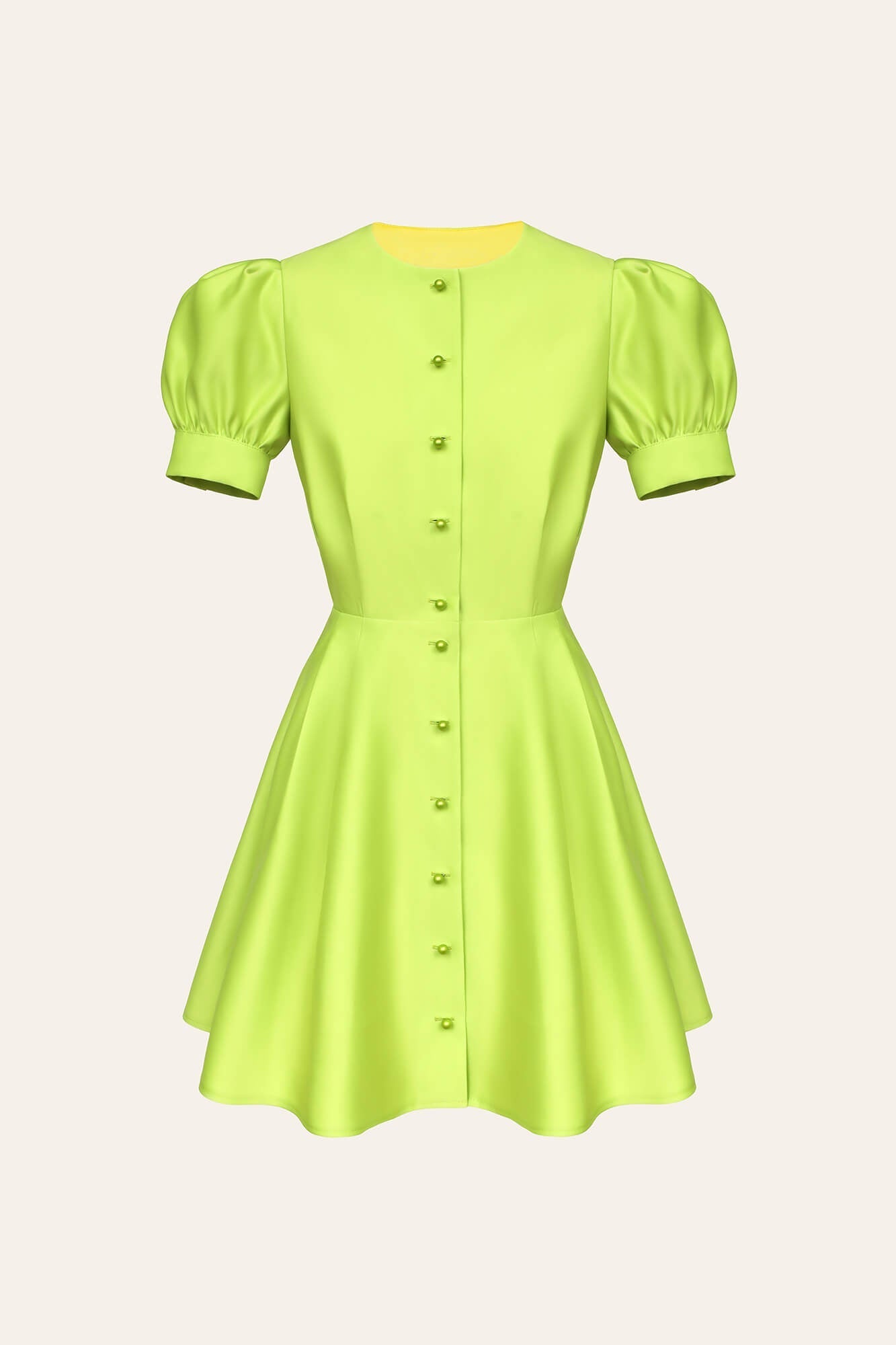 Melivya™ Button Front Mini Dress