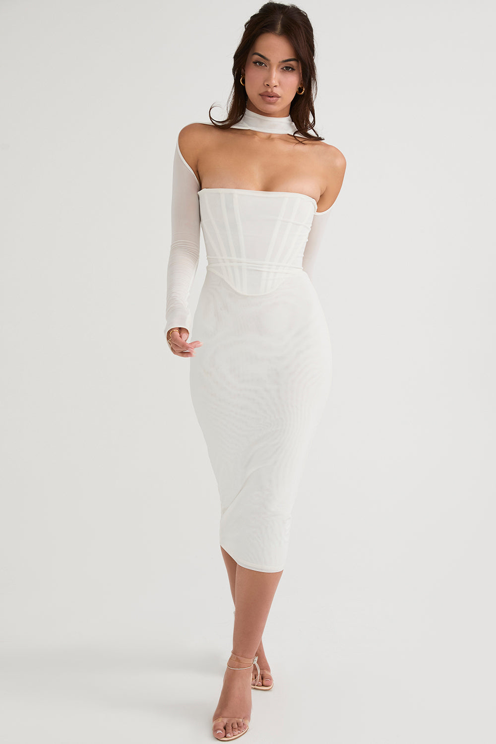 Melivya™ MILAROSE WHITE MESH CORSET - White