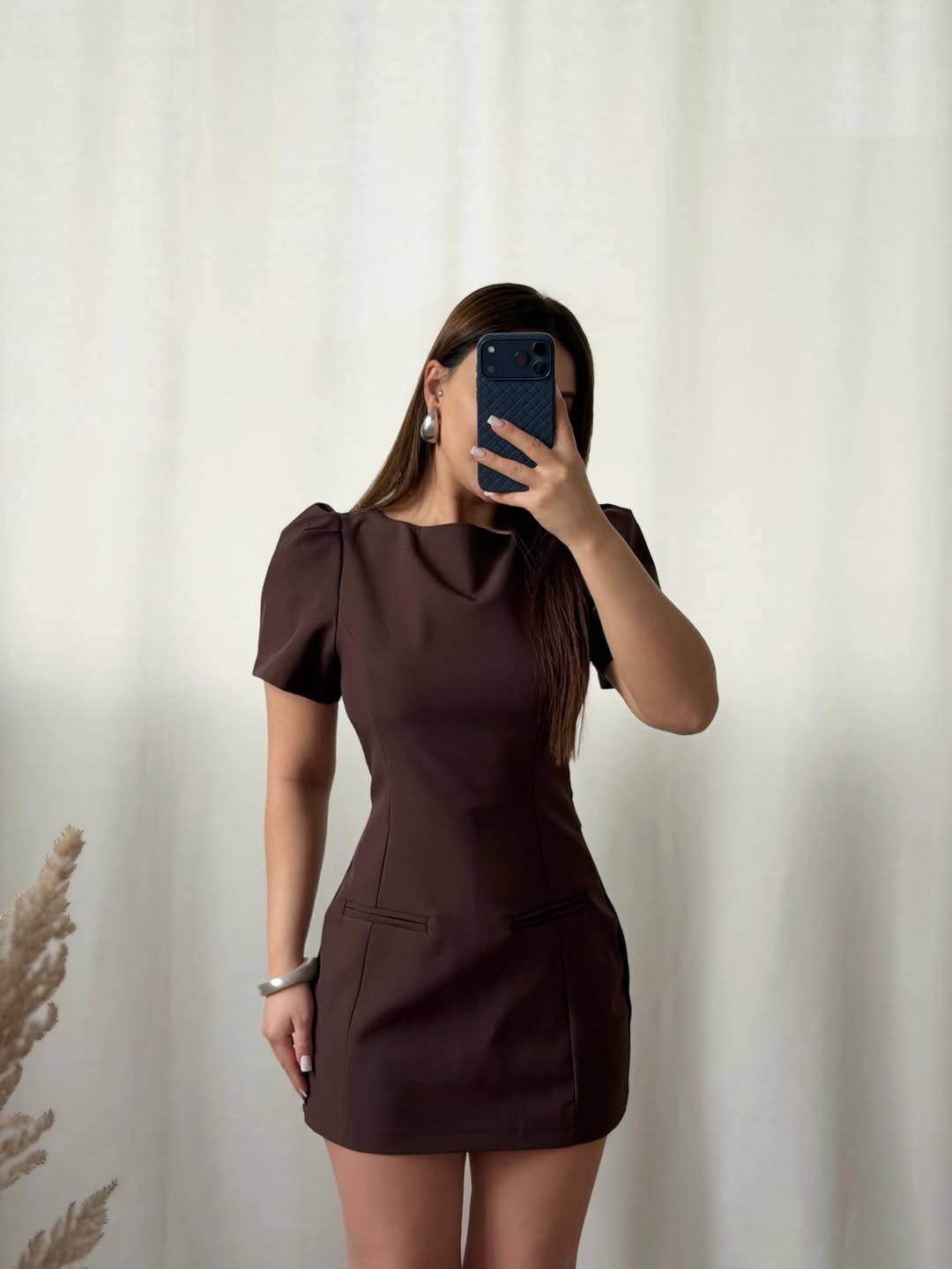 Melivya™ Black Diamanté Dress