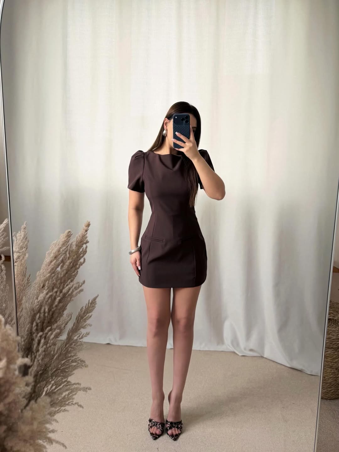 Melivya™ Black Diamanté Dress