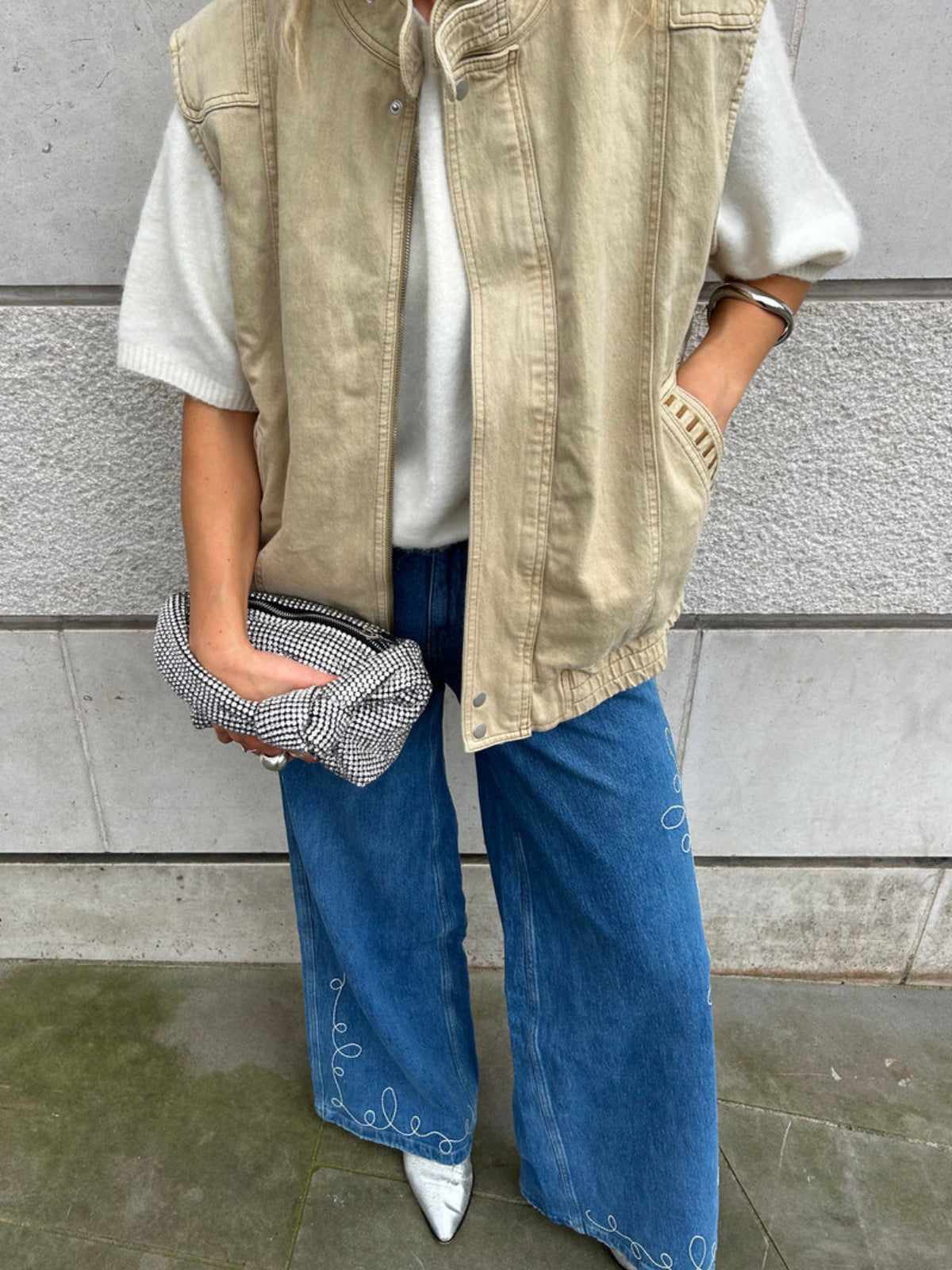 Melivya™ Bay Western Jeans – Desert Vintage