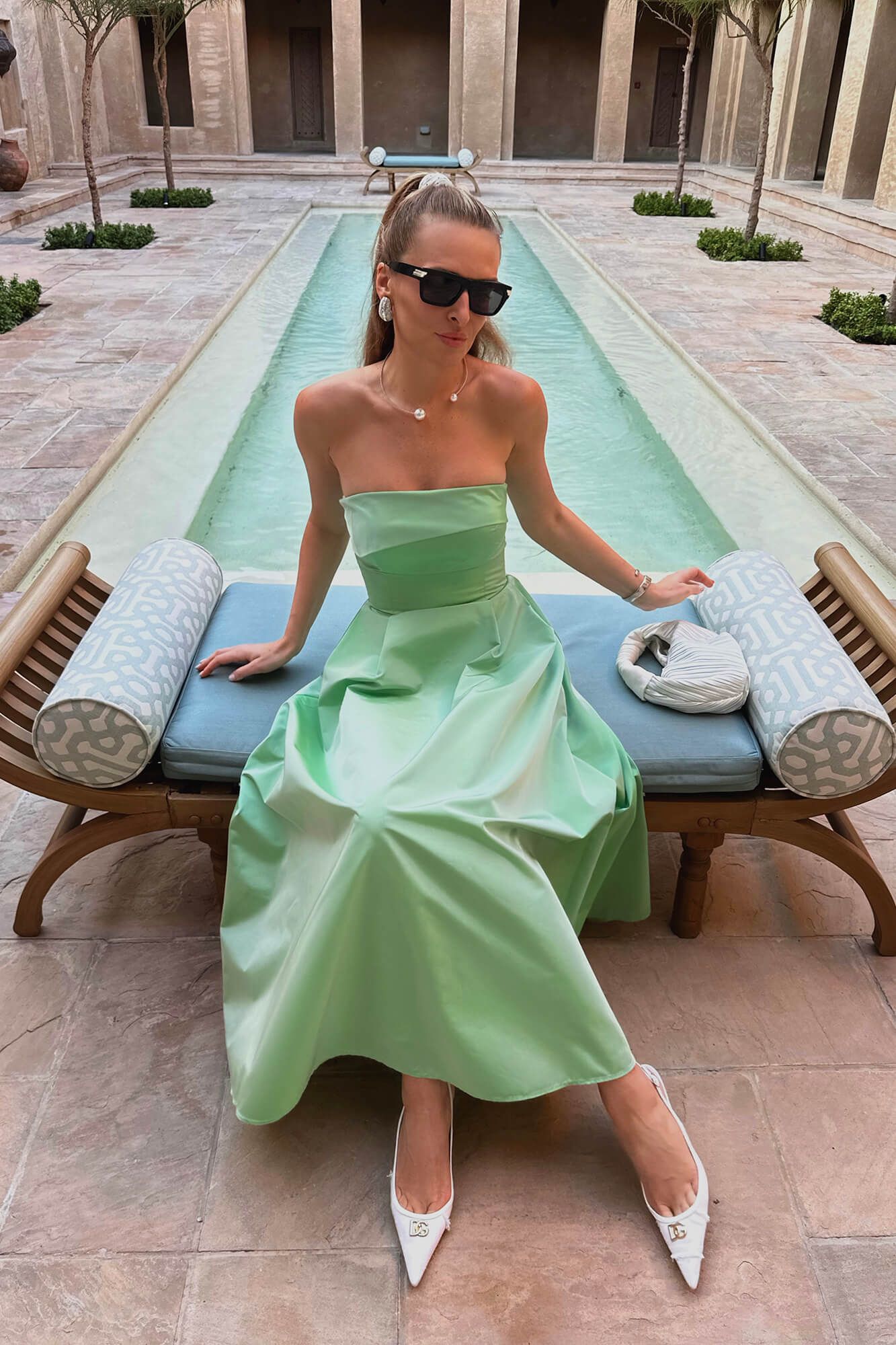 Melivya™ Midi Dress with Turn-up