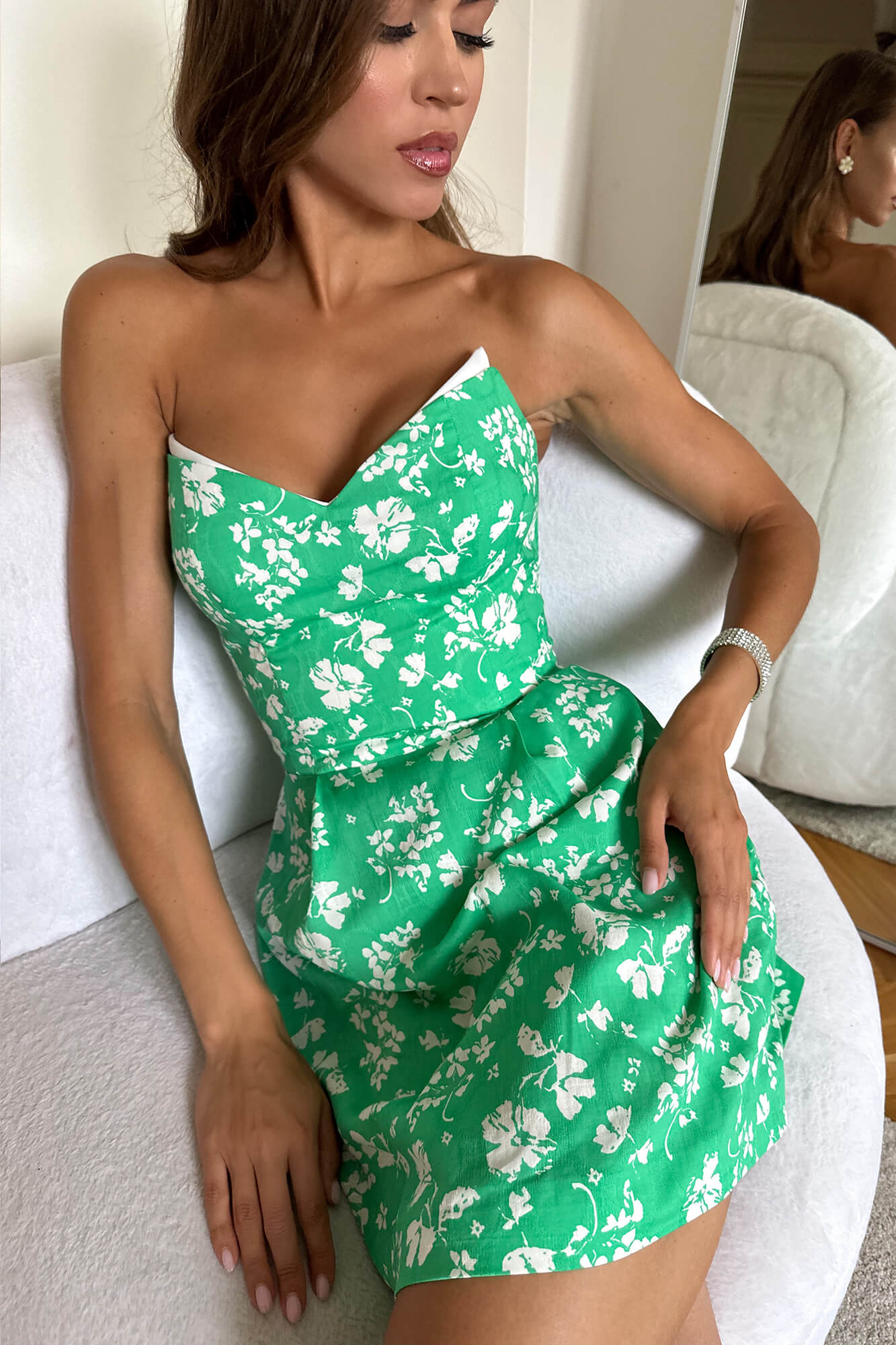 Melivya™ Bustier Bodice Corset Mini Dress