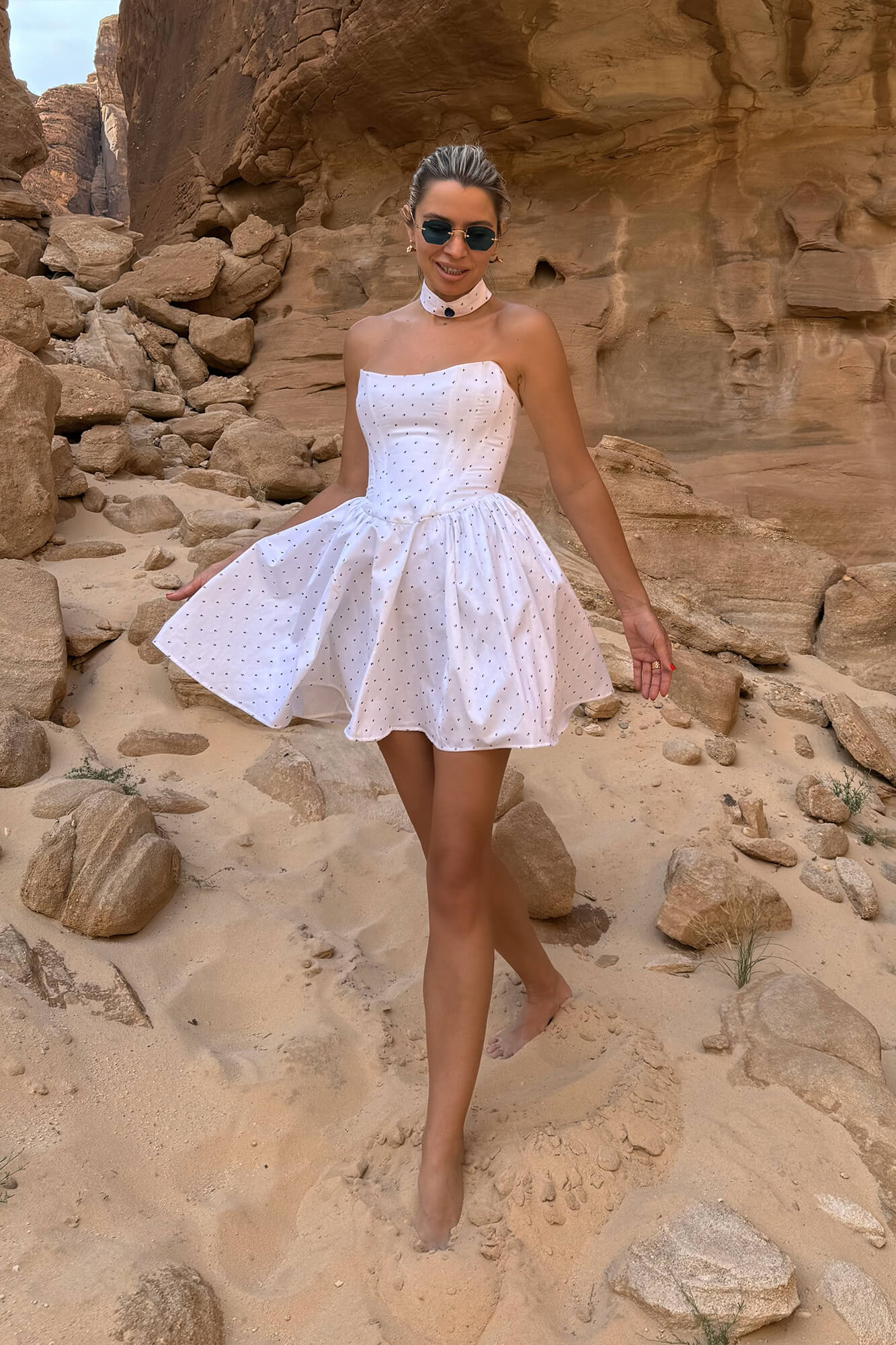 Melivya™ Tuck Corset Mini Dress